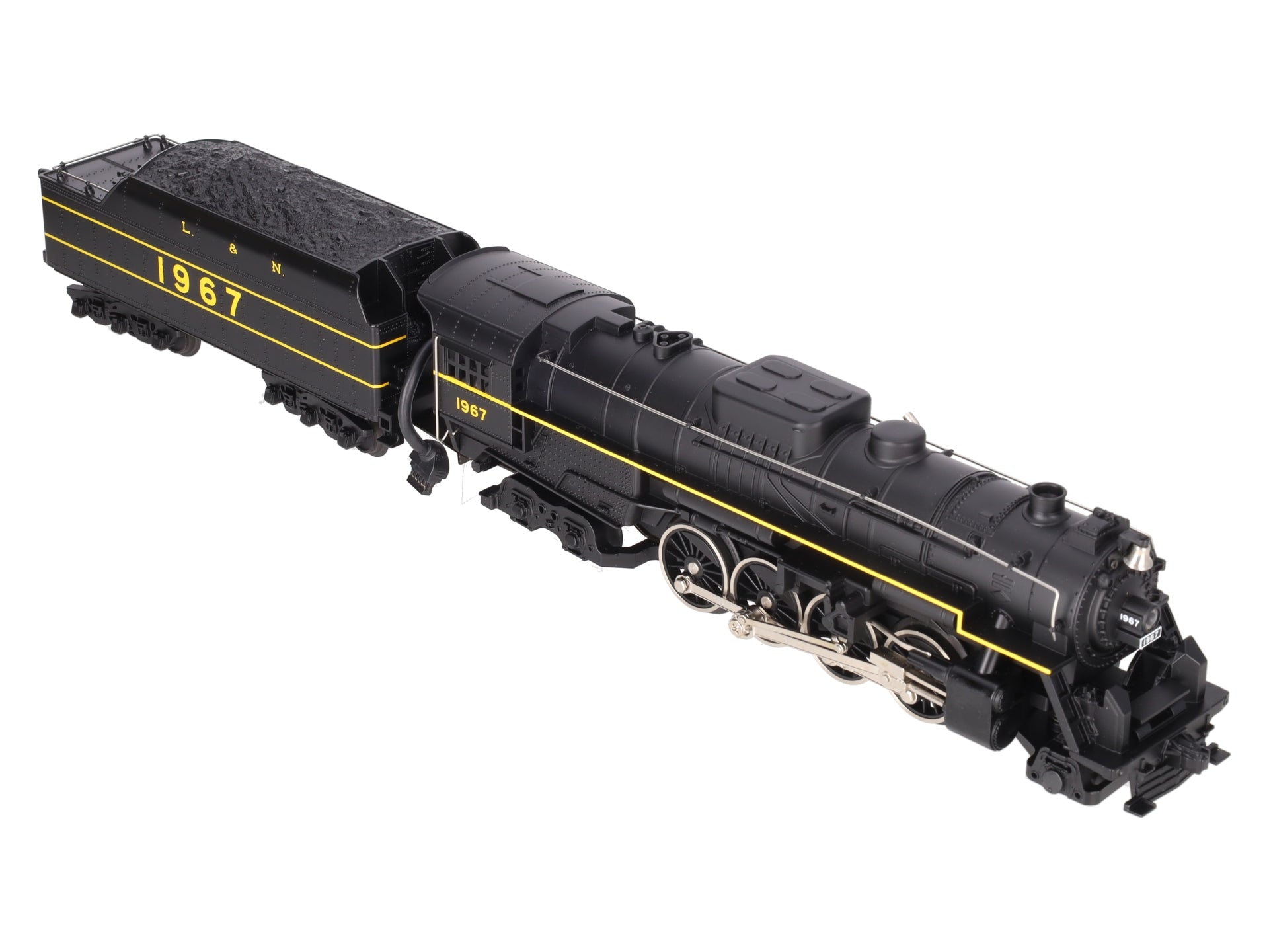 MTH 30-1178-1 O Gauge L&N 2-8-4 Berkshire Steam Locomotive w/PS2 #1967 EX/Box