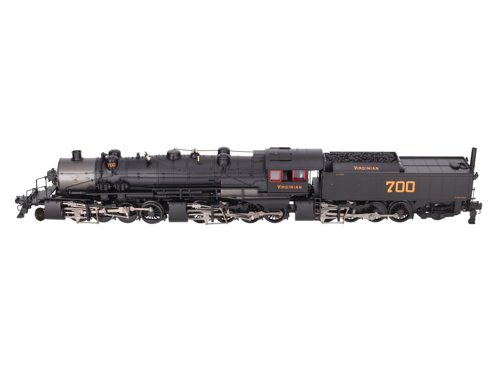 MTH 20-3101-1 O Virginian 2-8-8-8-2 Triplex Steam Locomotive & Tender #700 w PS2 EX/Box