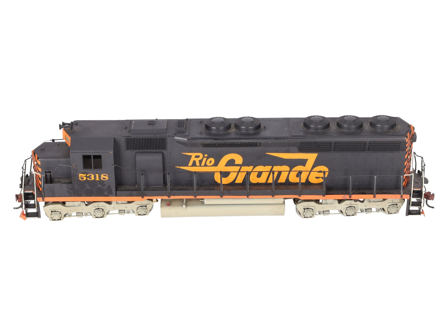 US Hobbies O Scale BRASS Rio Grande EMD SD 45 Diesel Locomotive #5318 EX