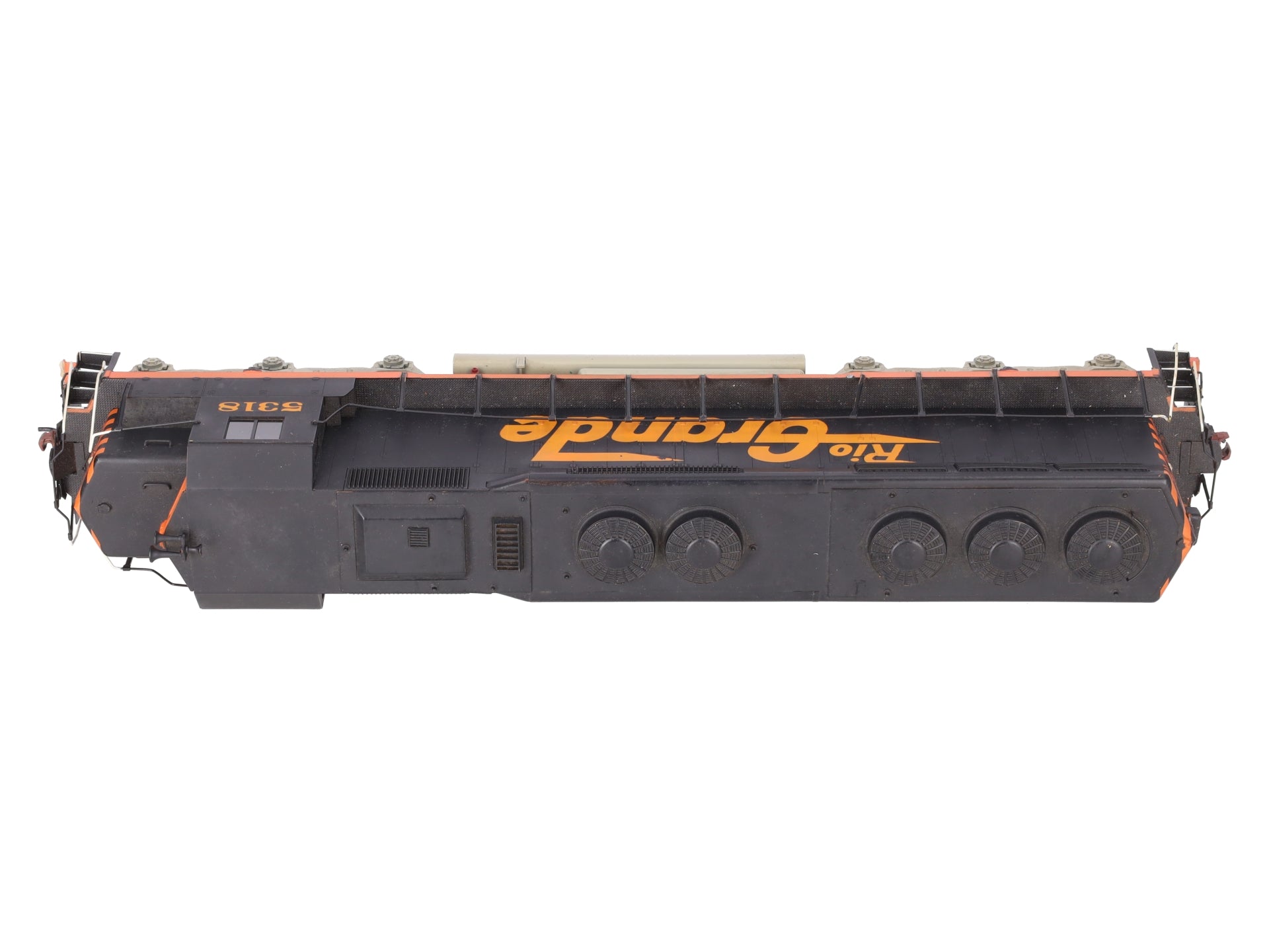 US Hobbies O Scale BRASS Rio Grande EMD SD 45 Diesel Locomotive #5318 EX