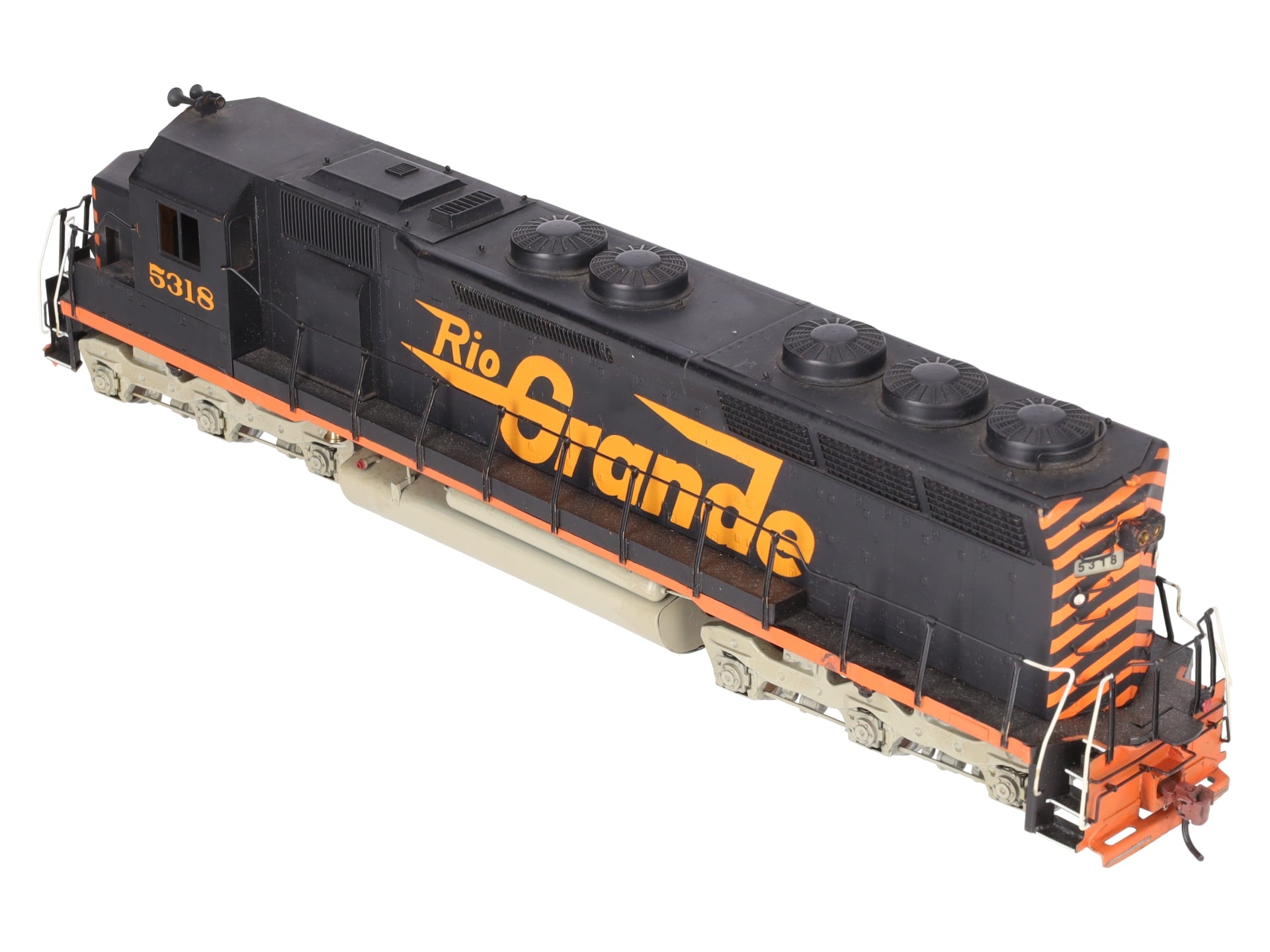 US Hobbies O Scale BRASS Rio Grande EMD SD 45 Diesel Locomotive #5318 EX