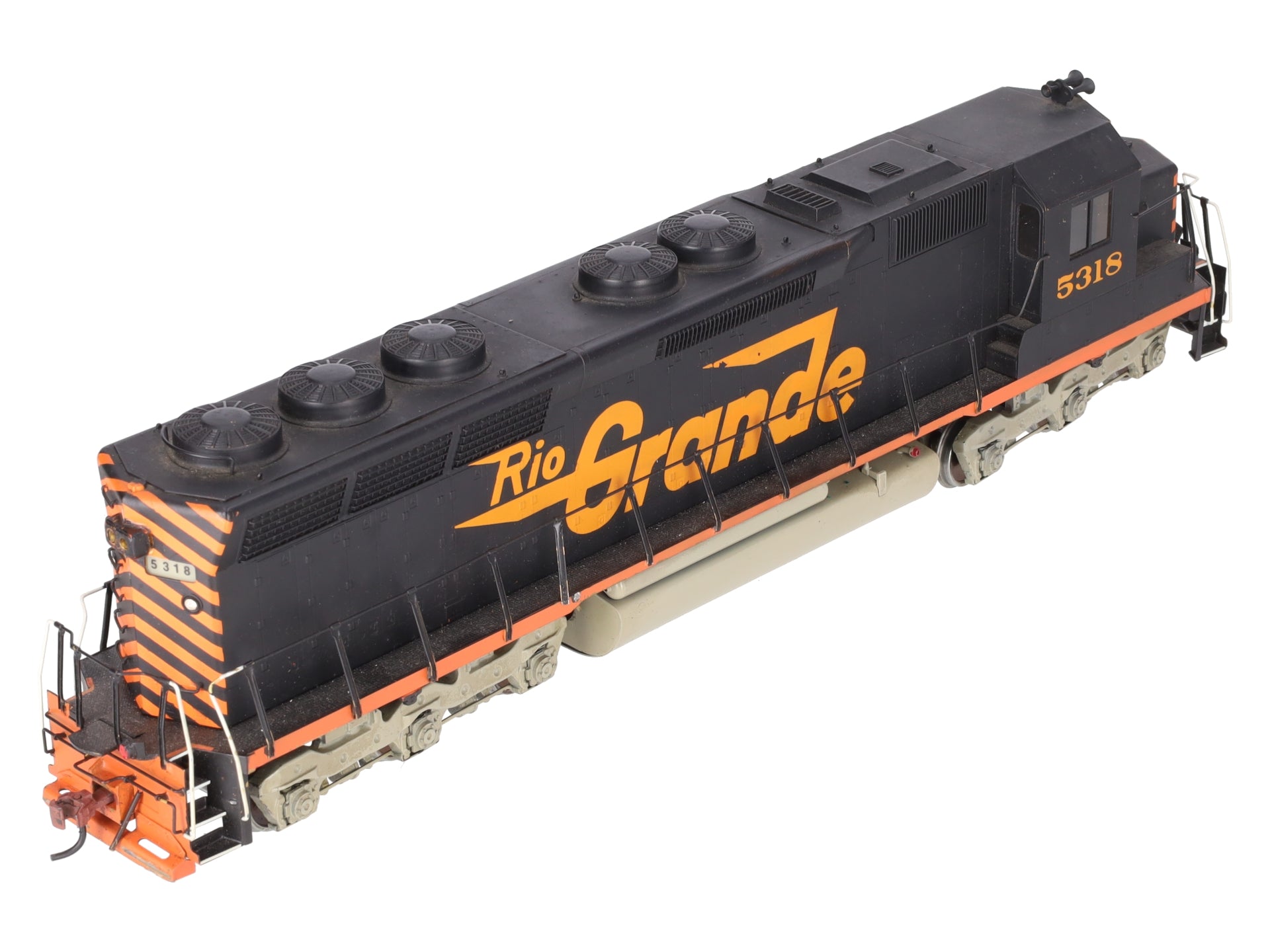 US Hobbies O Scale BRASS Rio Grande EMD SD 45 Diesel Locomotive #5318 EX