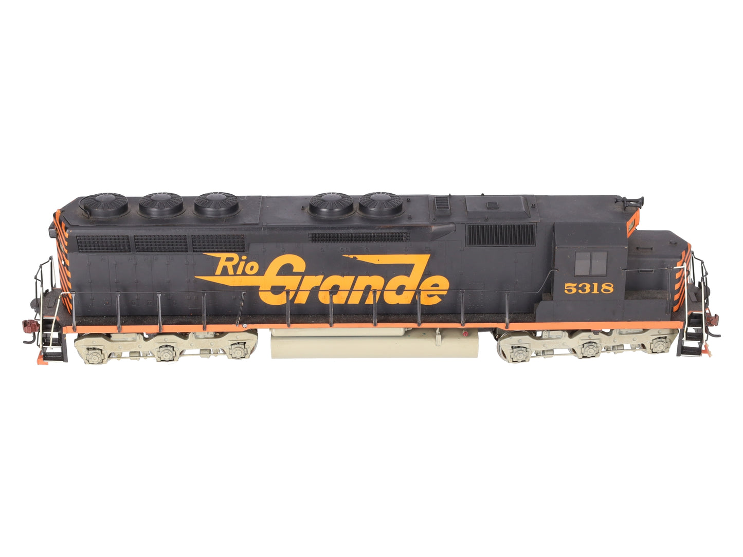 US Hobbies O Scale BRASS Rio Grande EMD SD 45 Diesel Locomotive #5318 EX