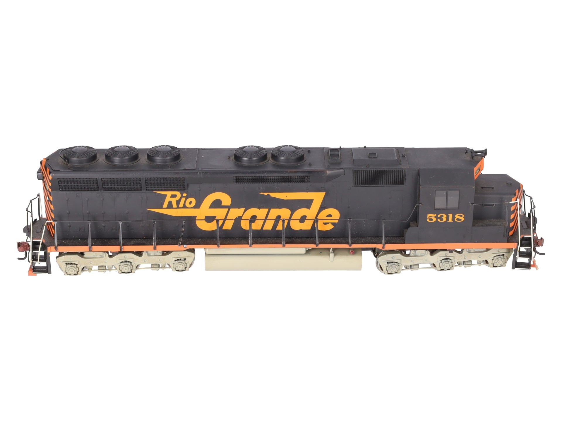 US Hobbies O Scale BRASS Rio Grande EMD SD 45 Diesel Locomotive #5318 EX