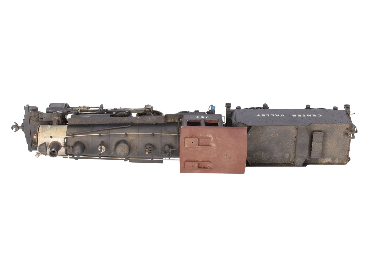 O Scale Brass 2-6-2 Steam Locomotive & Tender #757 (2-Rail) EX