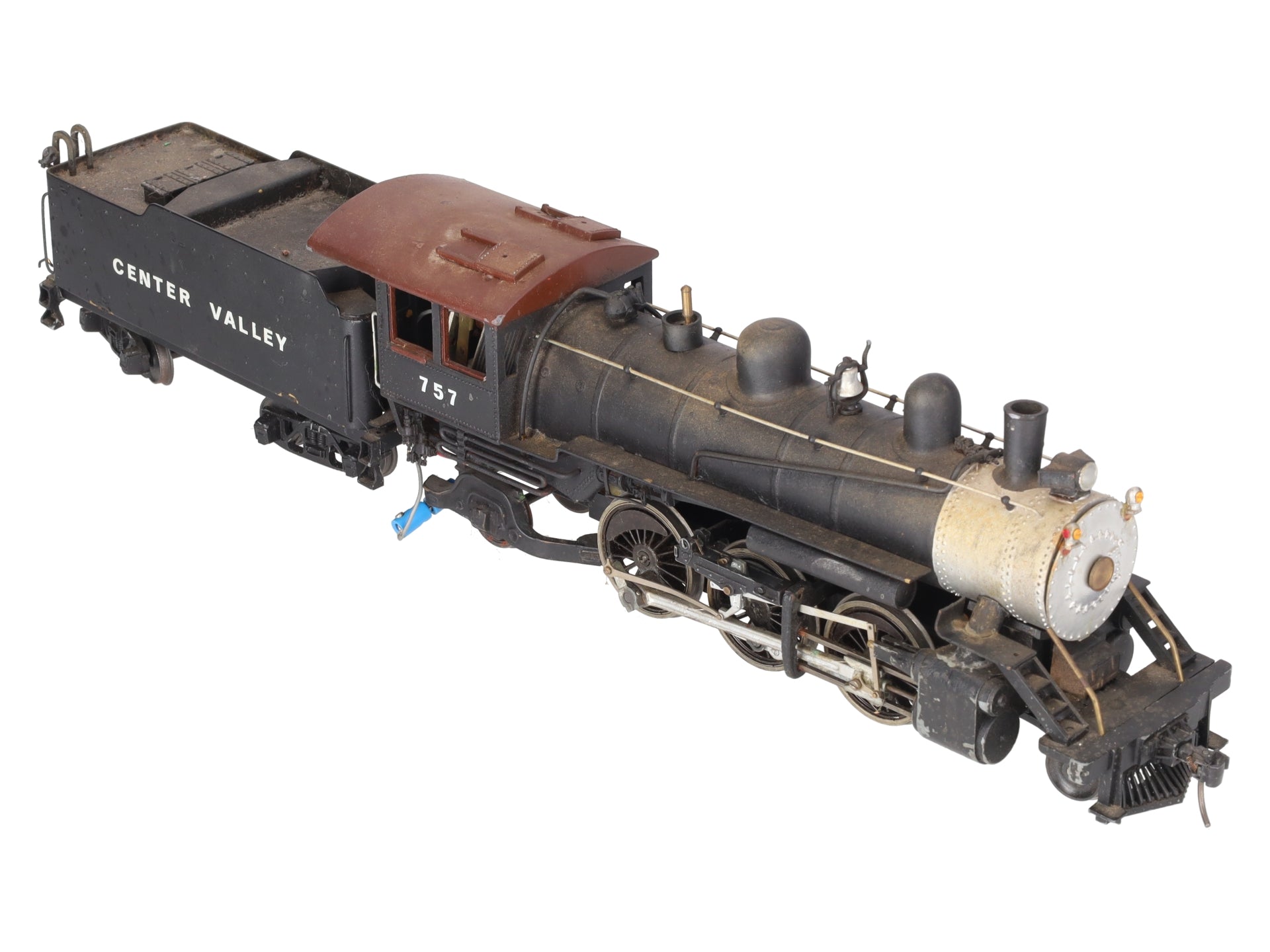 O Scale Brass 2-6-2 Steam Locomotive & Tender #757 (2-Rail) EX