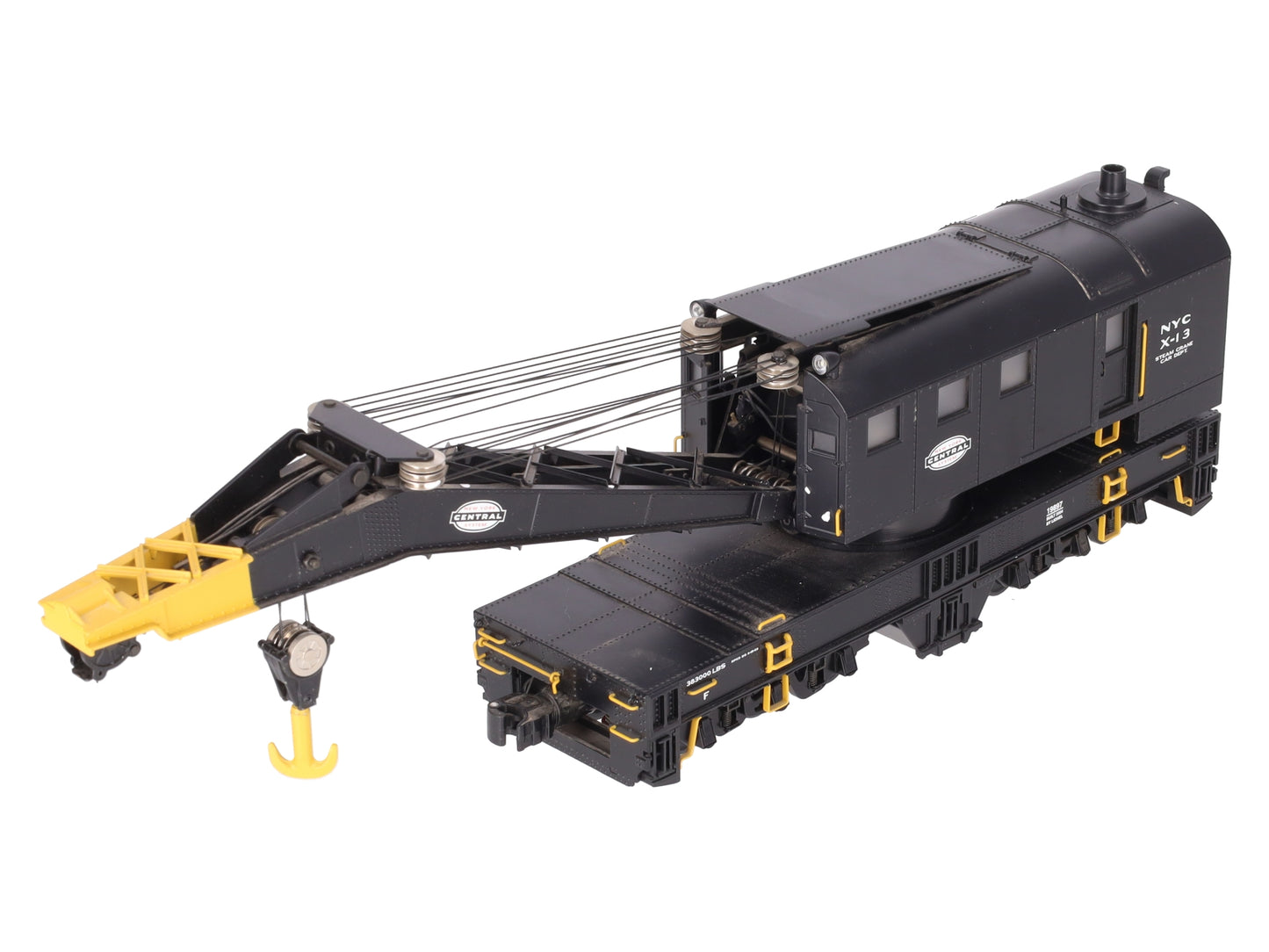 Lionel 6-19897 O Gauge New York Central #X-13 TMCC Operating Crane Car EX/Box