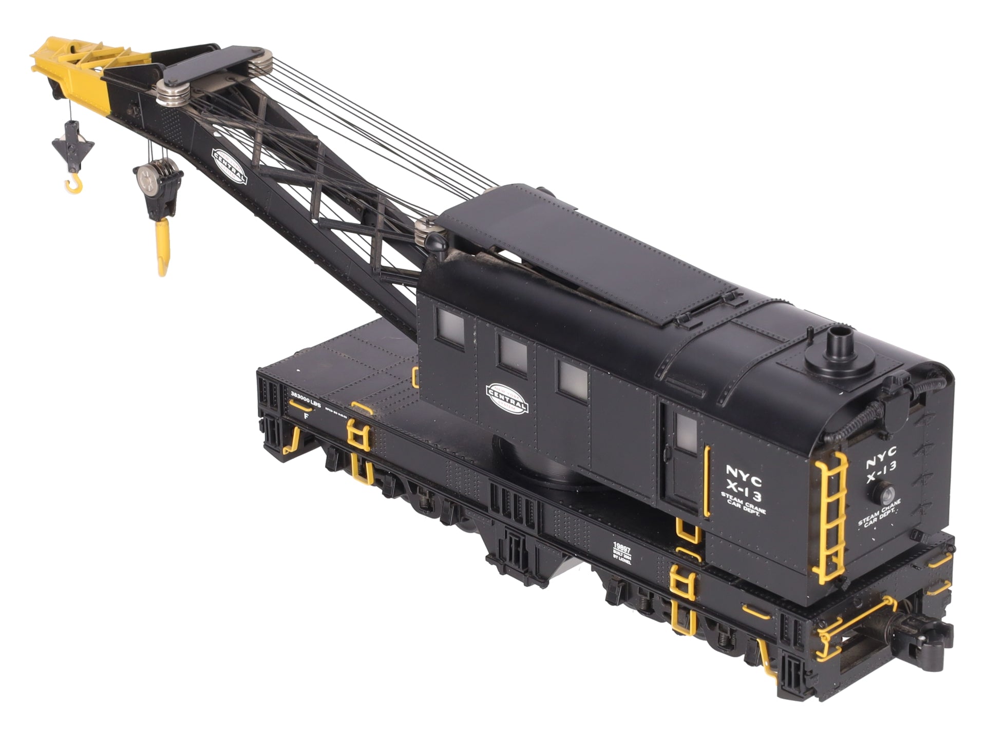 Lionel 6-19897 O Gauge New York Central #X-13 TMCC Operating Crane Car EX/Box