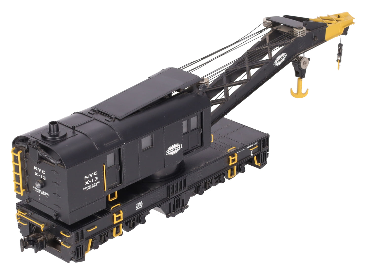 Lionel 6-19897 O Gauge New York Central #X-13 TMCC Operating Crane Car EX/Box