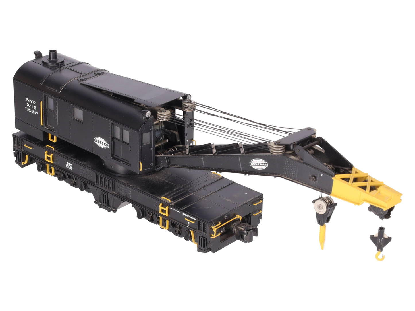 Lionel 6-19897 O Gauge New York Central #X-13 TMCC Operating Crane Car EX/Box
