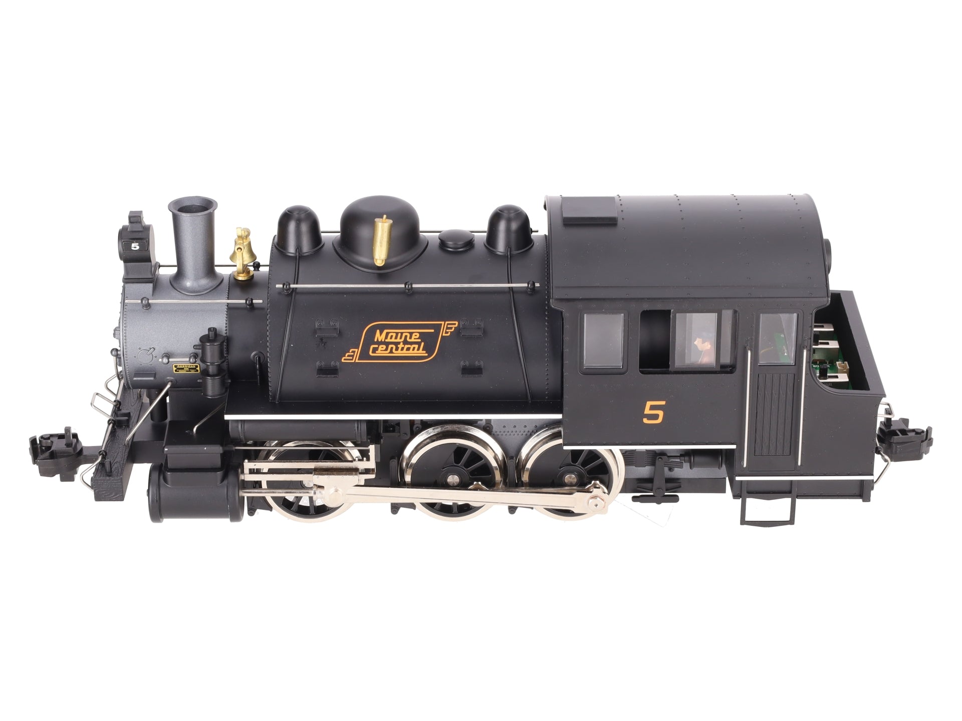 USA Trains 20068 G Maine Central Dockside 0-6-0T Steam Locomotive with Sound #5 EX/Box