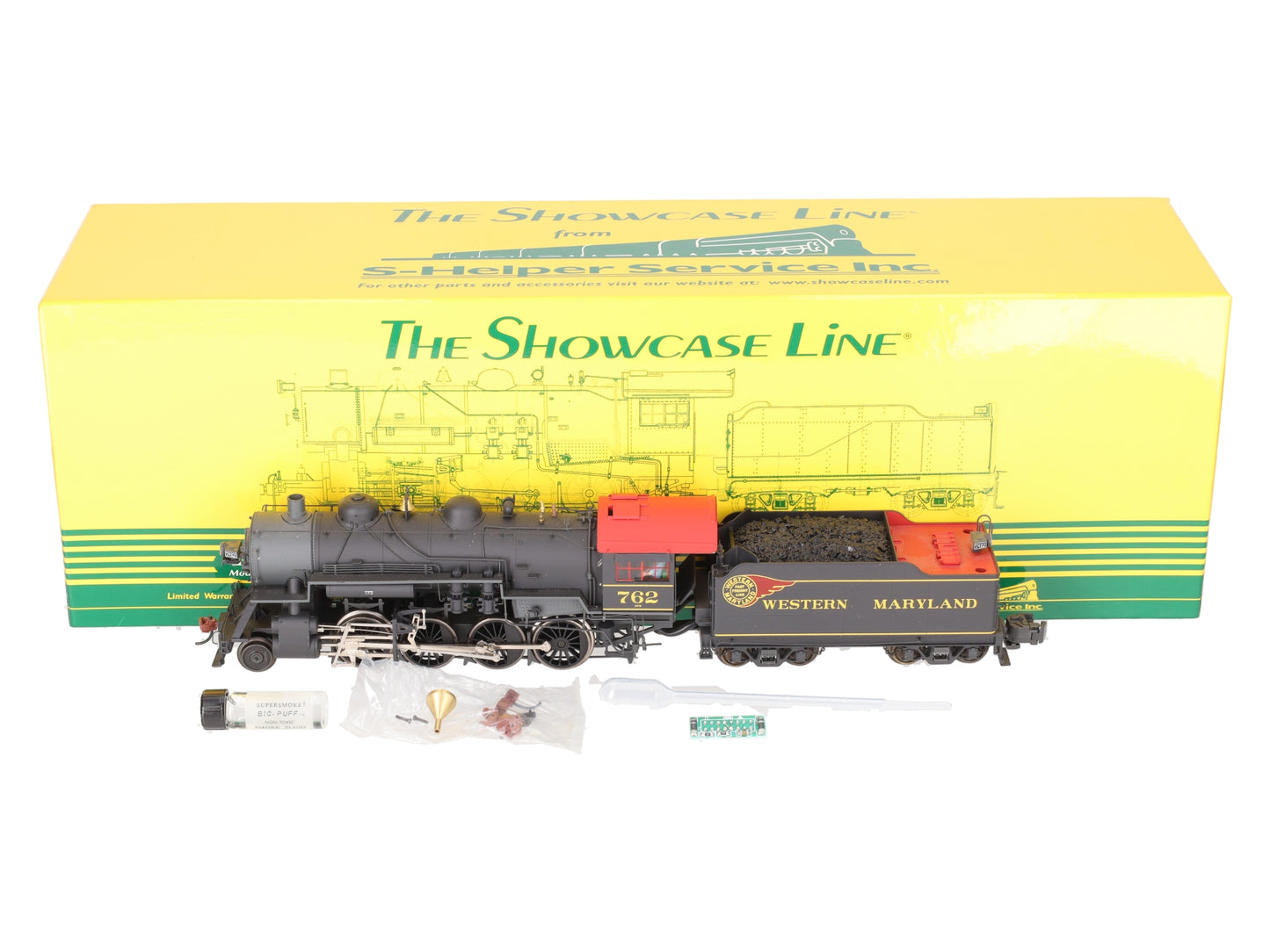 S-Helper 01068 S Scale Western Maryland 2-8-0 E-27CA AC/DC LM Sound & AF Comp EX/Box