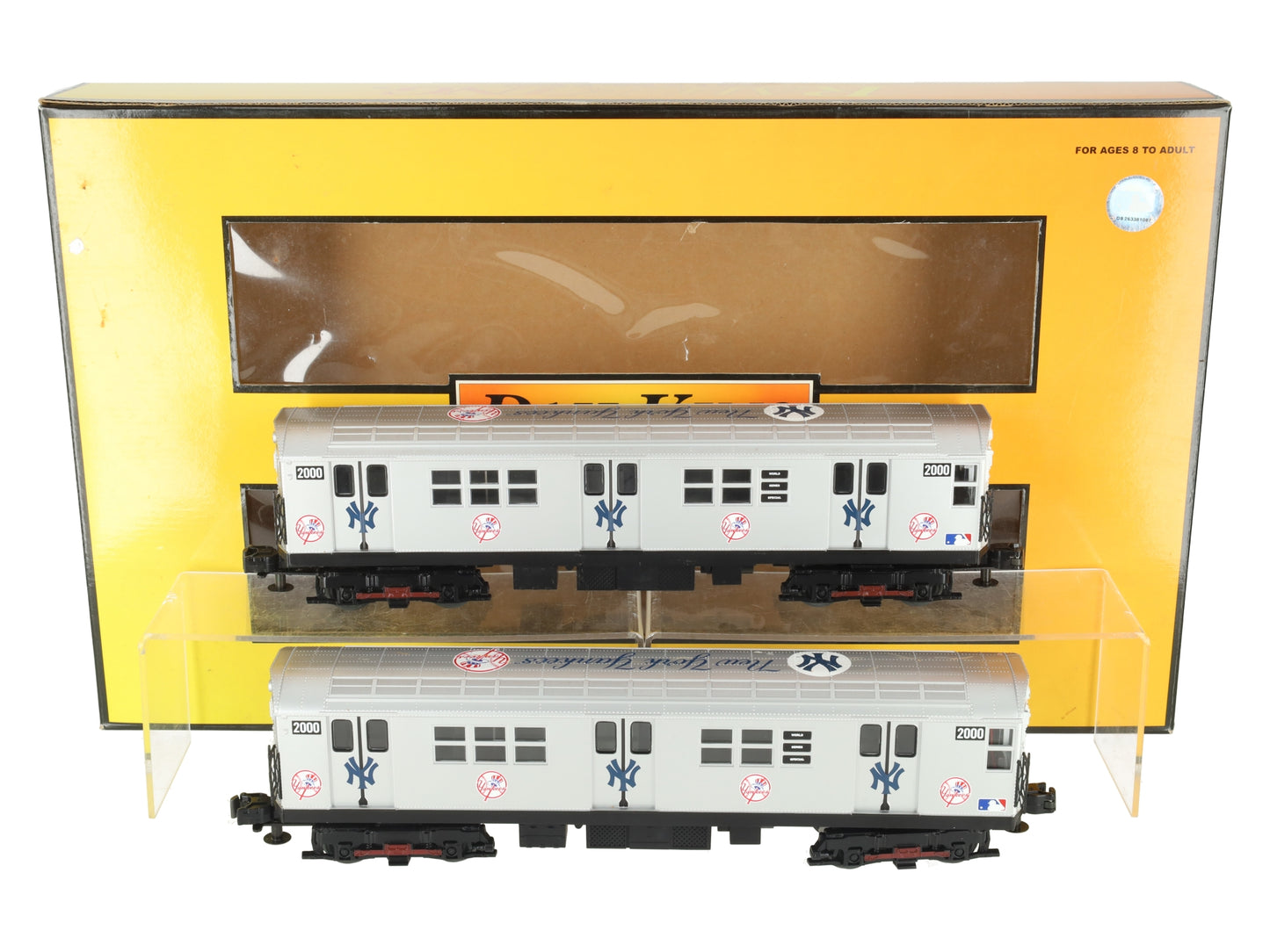 MTH 30-2417-3 O MLB R-17 2-Car Subway Add-On Non Powered Set (Set of 2) LN/Box