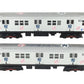 MTH 30-2417-3 O MLB R-17 2-Car Subway Add-On Non Powered Set (Set of 2) LN/Box