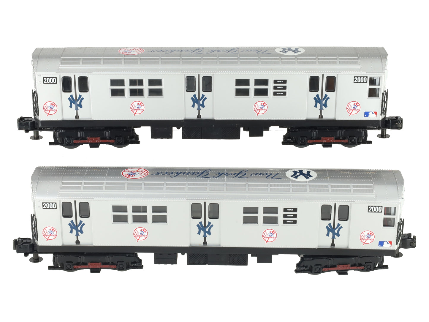 MTH 30-2417-3 O MLB R-17 2-Car Subway Add-On Non Powered Set (Set of 2) LN/Box