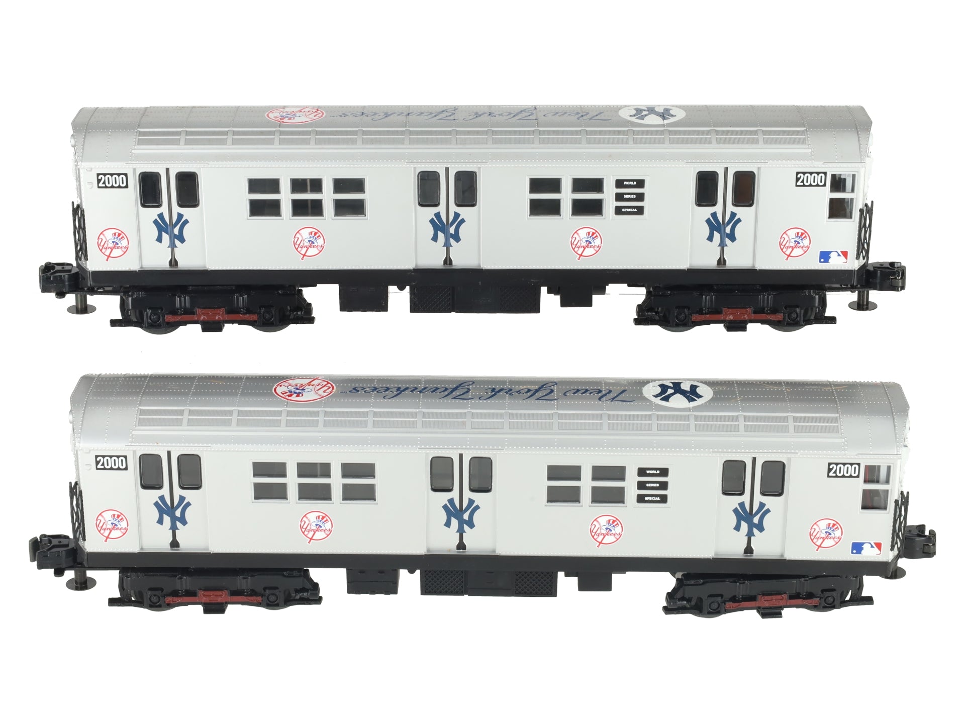 MTH 30-2417-3 O MLB R-17 2-Car Subway Add-On Non Powered Set (Set of 2) LN/Box