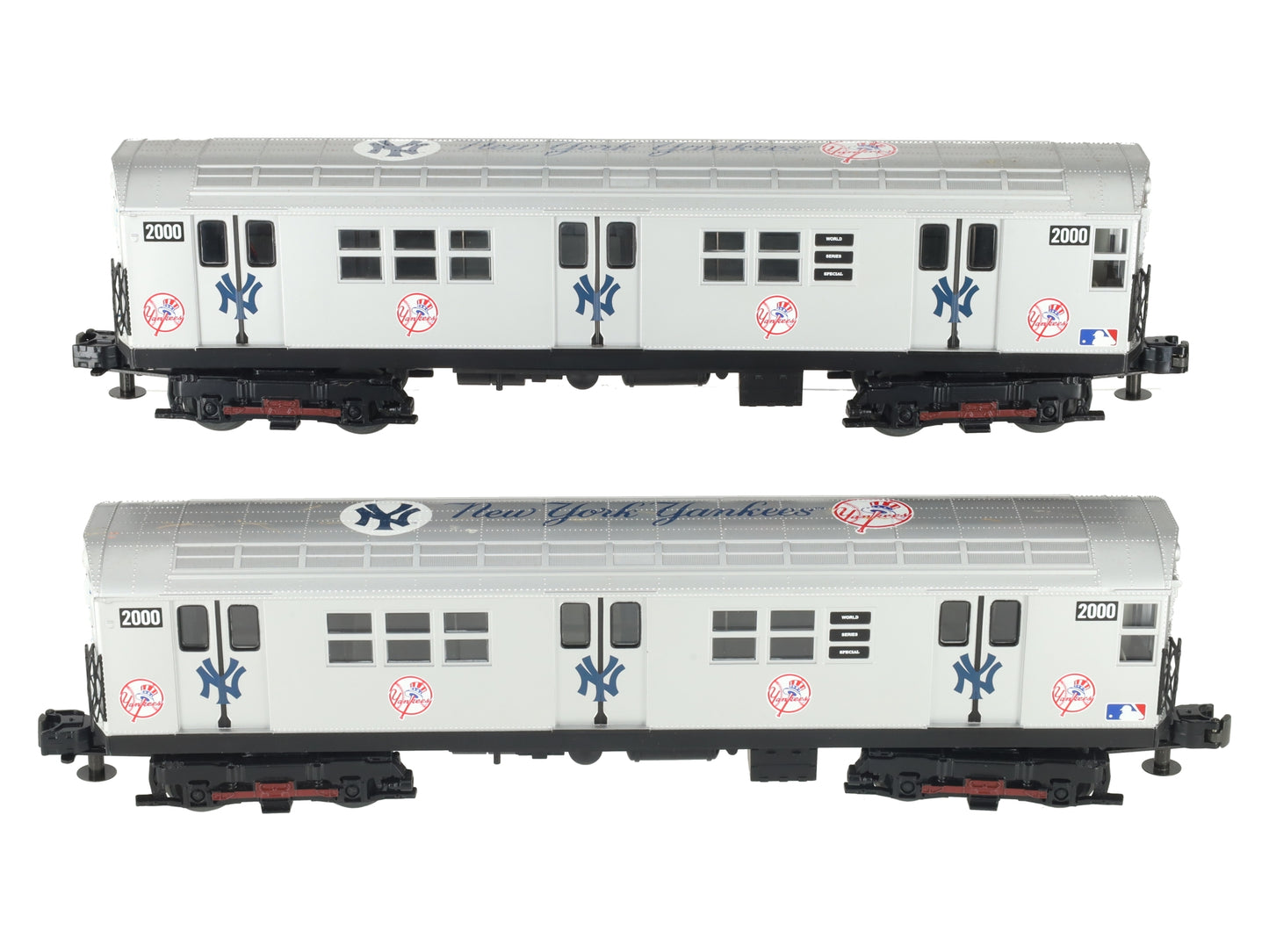 MTH 30-2417-3 O MLB R-17 2-Car Subway Add-On Non Powered Set (Set of 2) LN/Box
