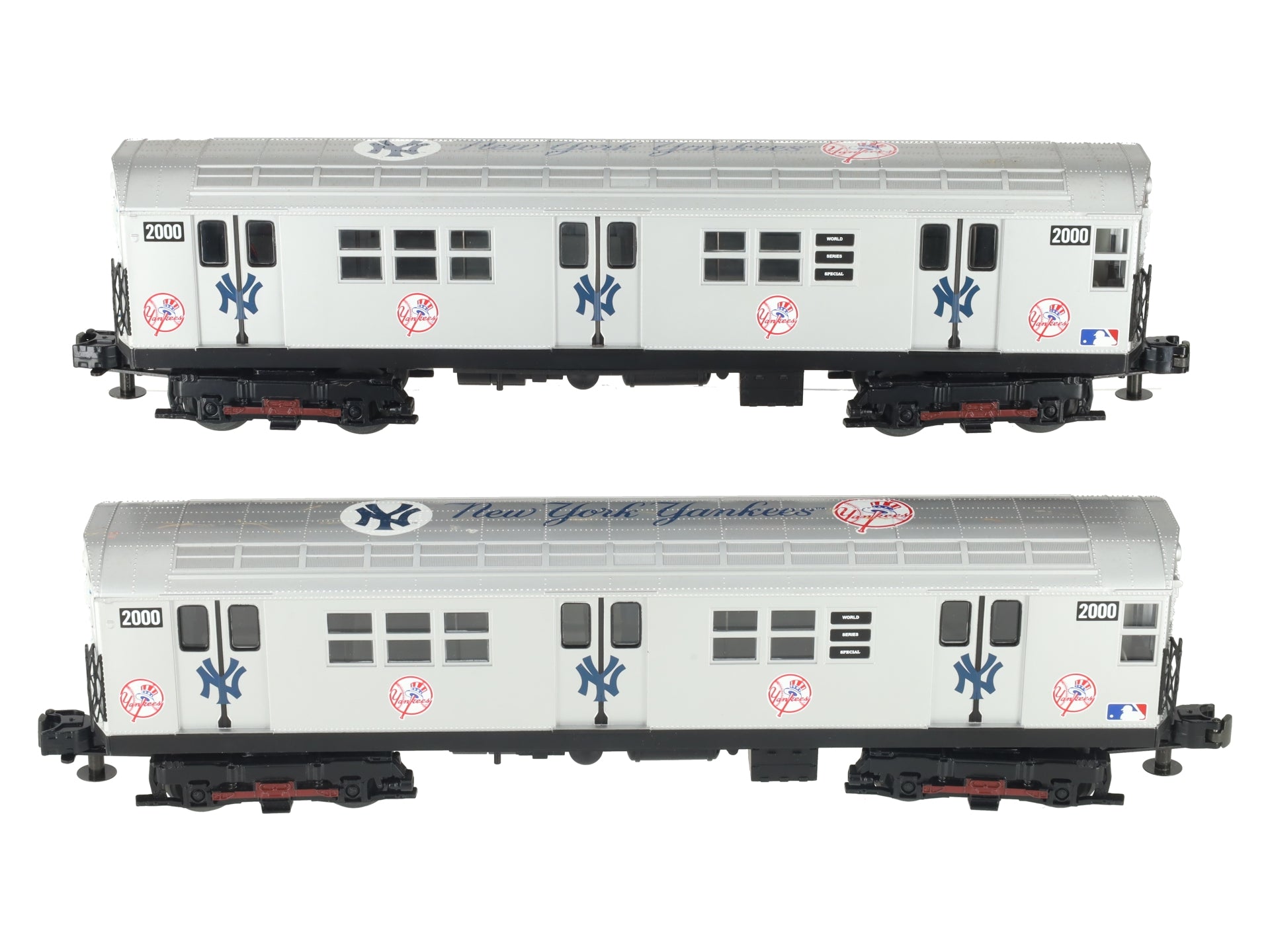 MTH 30-2417-3 O MLB R-17 2-Car Subway Add-On Non Powered Set (Set of 2) LN/Box