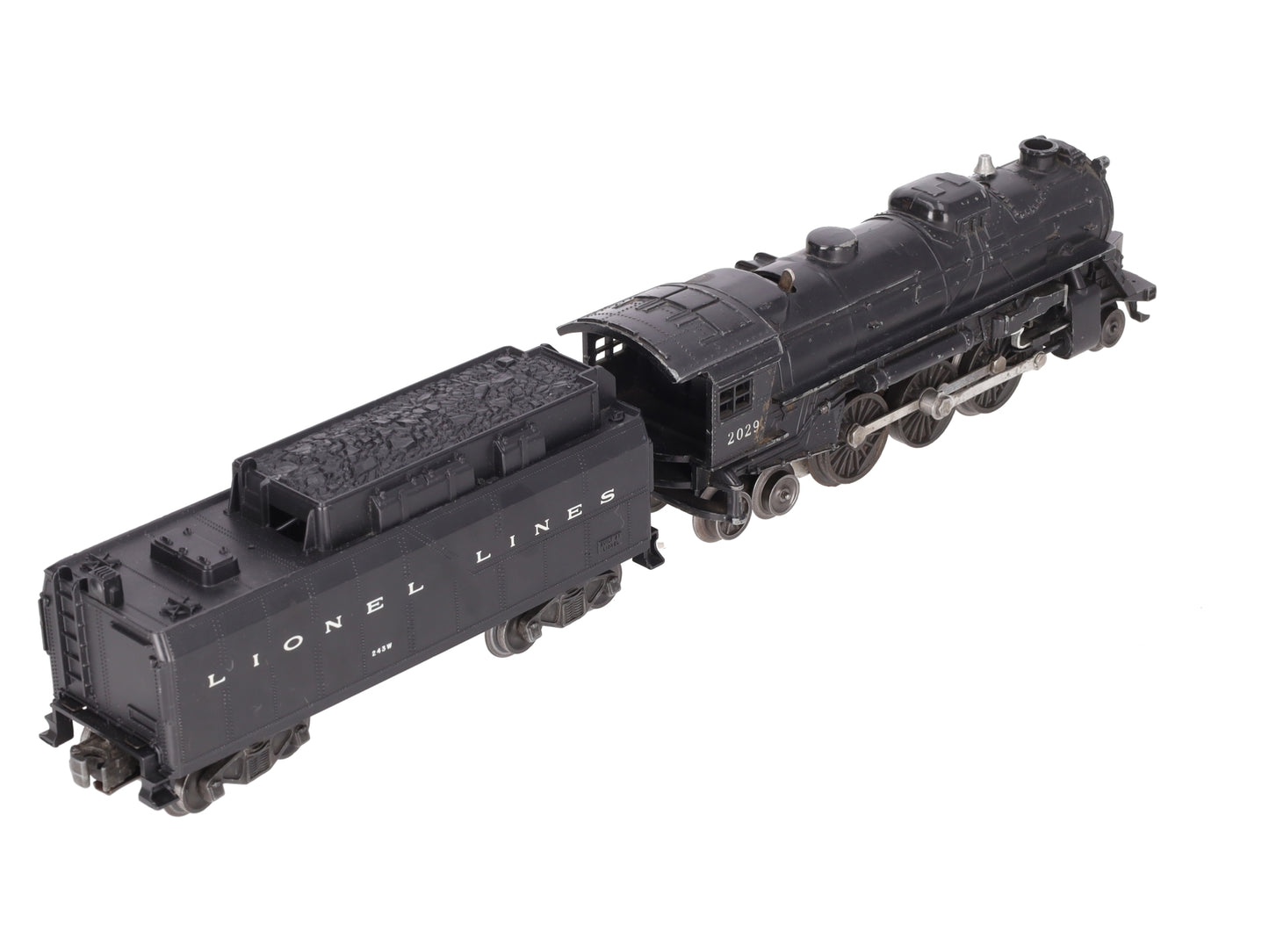 Lionel 2029 Vintage O 2-6-4 Die-Cast Steam Locomotive w/234W Tender VG