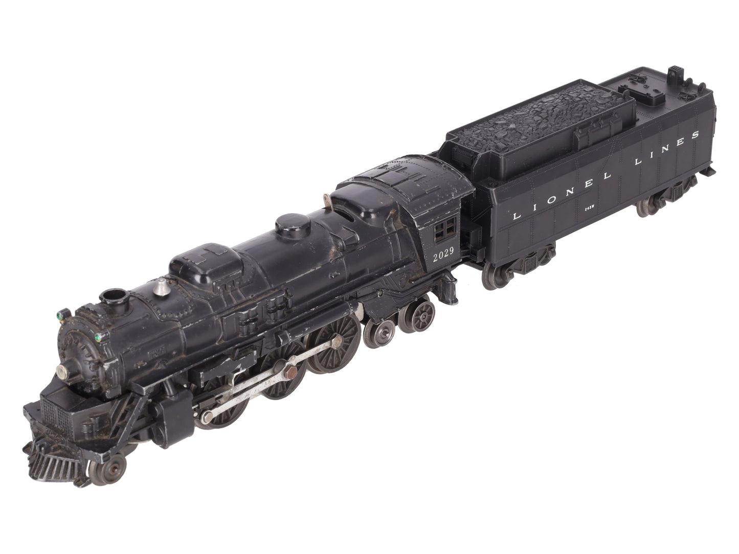 Lionel 2029 Vintage O 2-6-4 Die-Cast Steam Locomotive w/234W Tender VG
