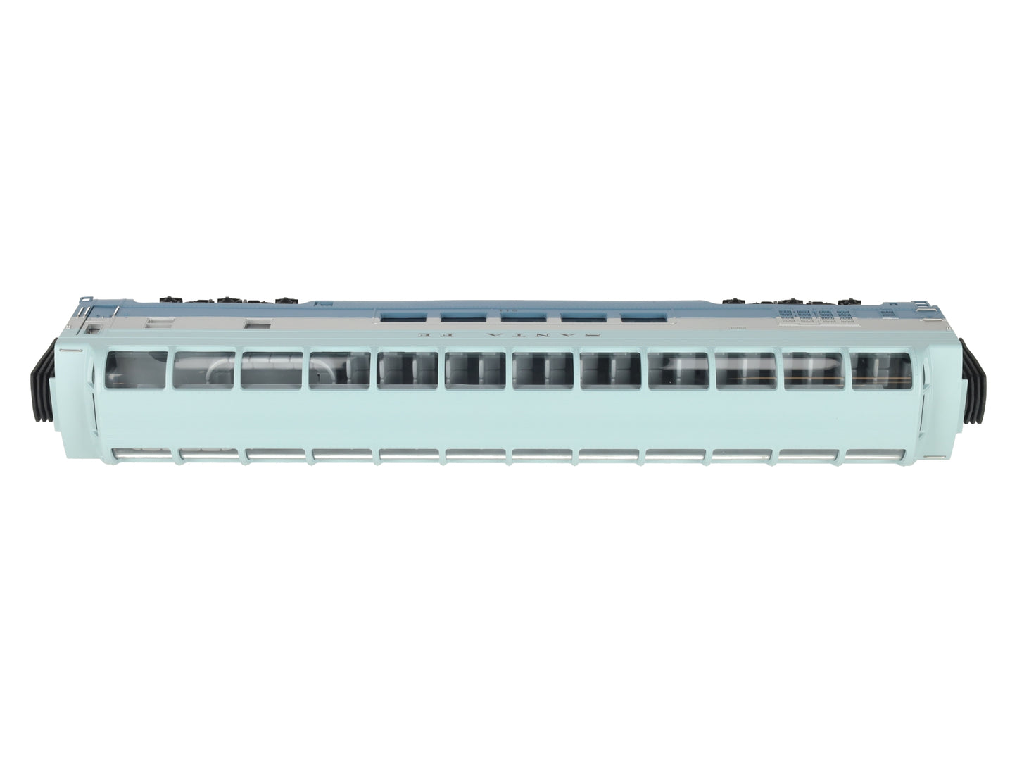 MTH 20-6792 Santa Fe Blue Goose Full Length Vista Dome LN/Box