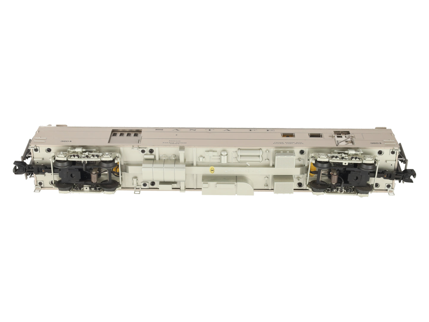 MTH 20-68136 O Santa Fe 70’ ABS Smooth Streamlined RPO Passenger Car #3604 EX/Box