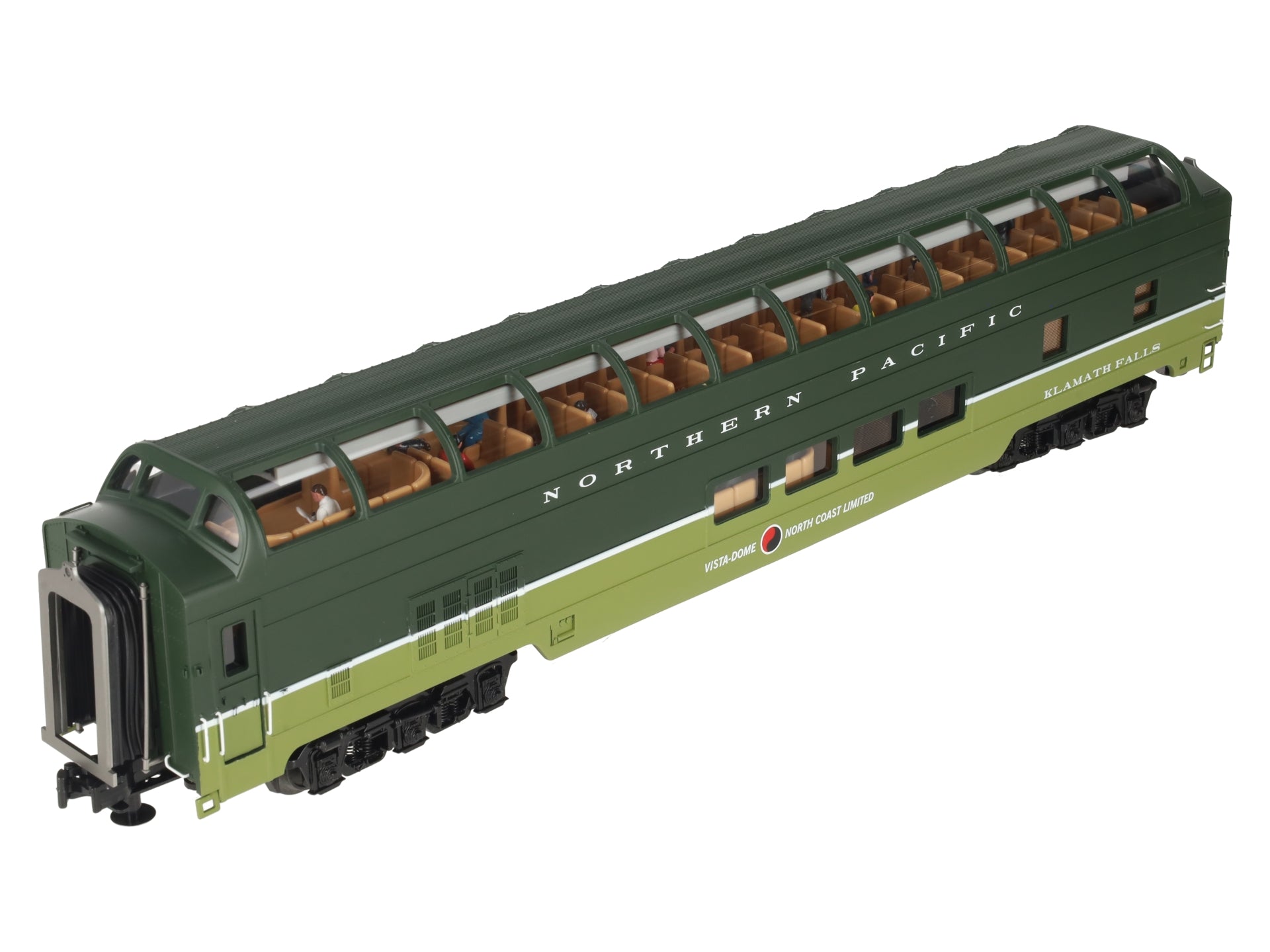 MTH 20-67238 O Gauge Northern Pacific 70' Full Vista Dome Passenger Car EX/Box