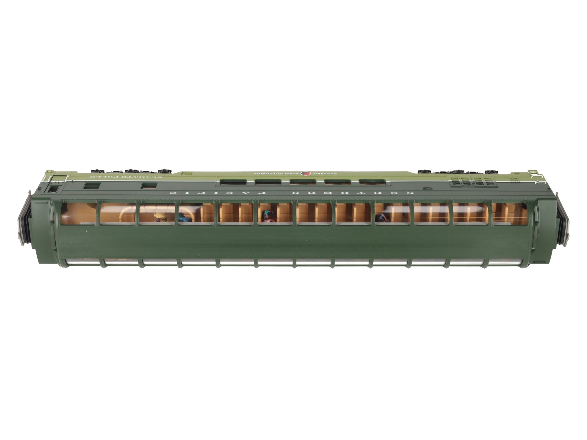 MTH 20-67238 O Gauge Northern Pacific 70' Full Vista Dome Passenger Car EX/Box