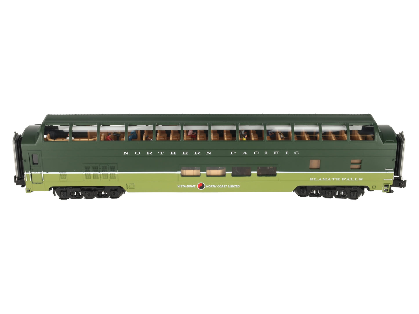 MTH 20-67238 O Gauge Northern Pacific 70' Full Vista Dome Passenger Car EX/Box