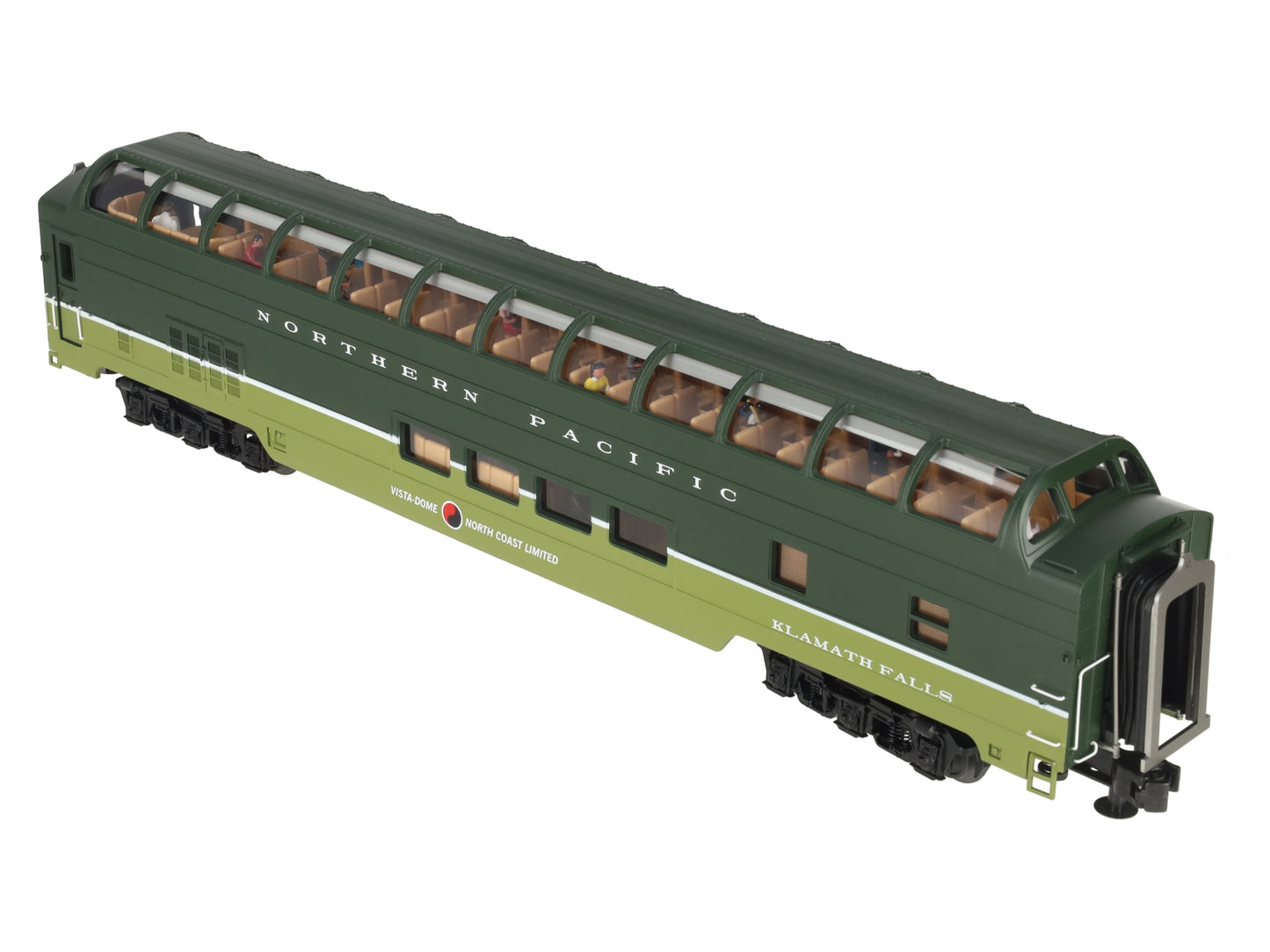 MTH 20-67238 O Gauge Northern Pacific 70' Full Vista Dome Passenger Car EX/Box