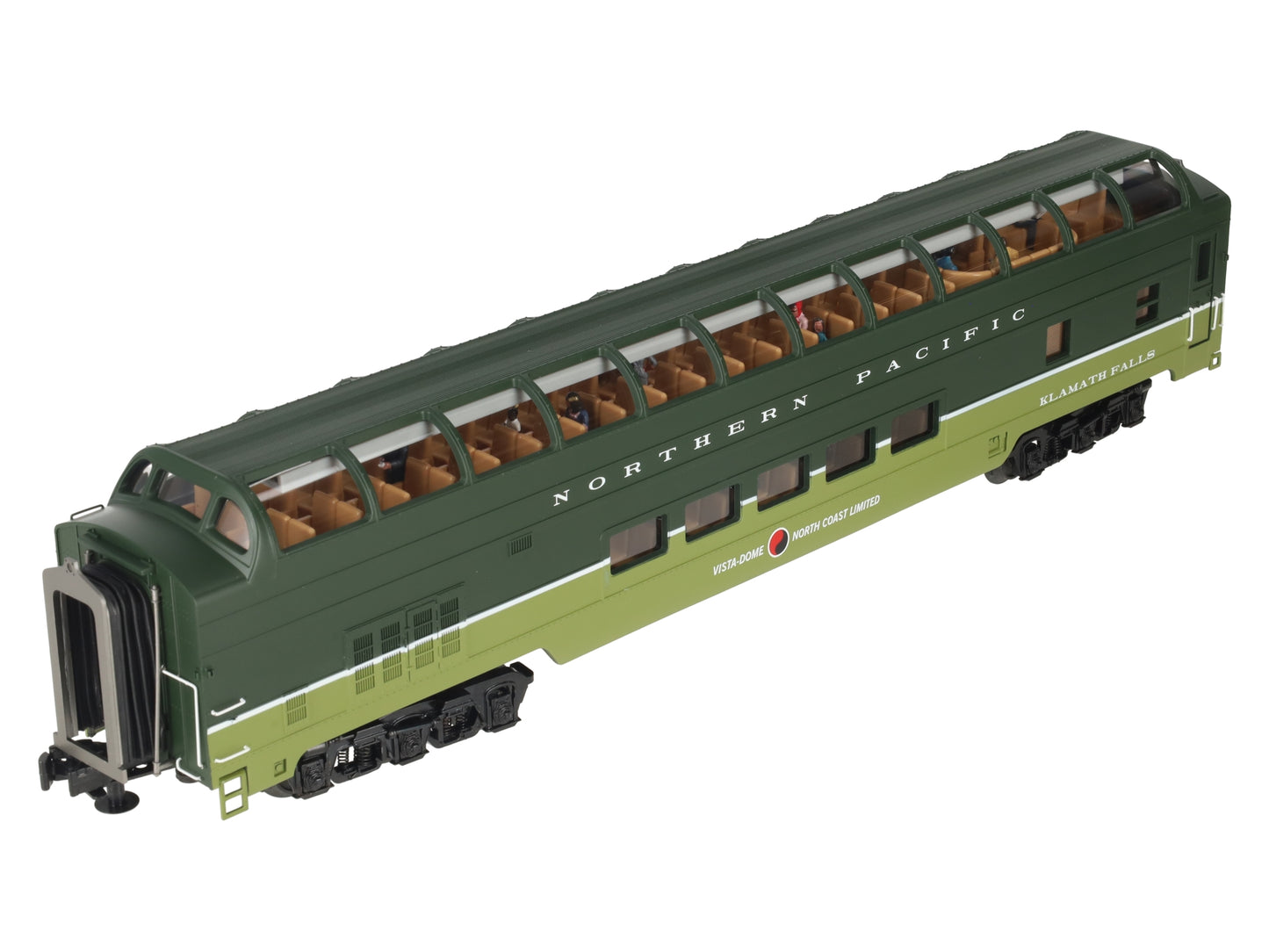 MTH 20-67238 O Gauge Northern Pacific 70' Full Vista Dome Passenger Car EX/Box