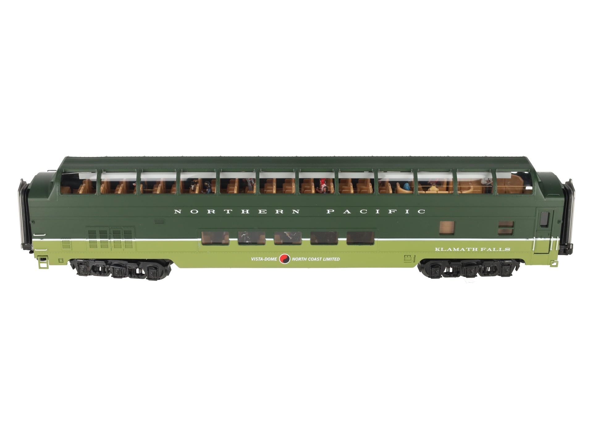 MTH 20-67238 O Gauge Northern Pacific 70' Full Vista Dome Passenger Car EX/Box
