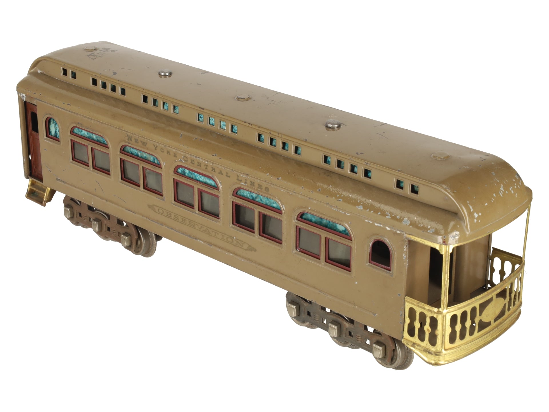 Lionel 490 Vintage Standard Gauge Tinplate Observation Car VG