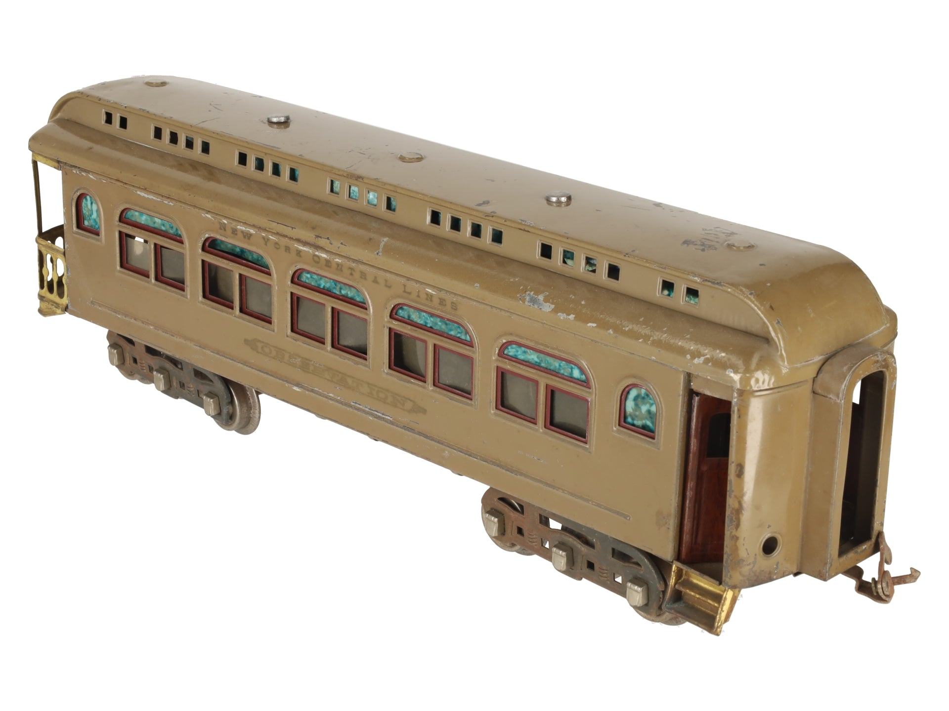 Lionel 490 Vintage Standard Gauge Tinplate Observation Car VG