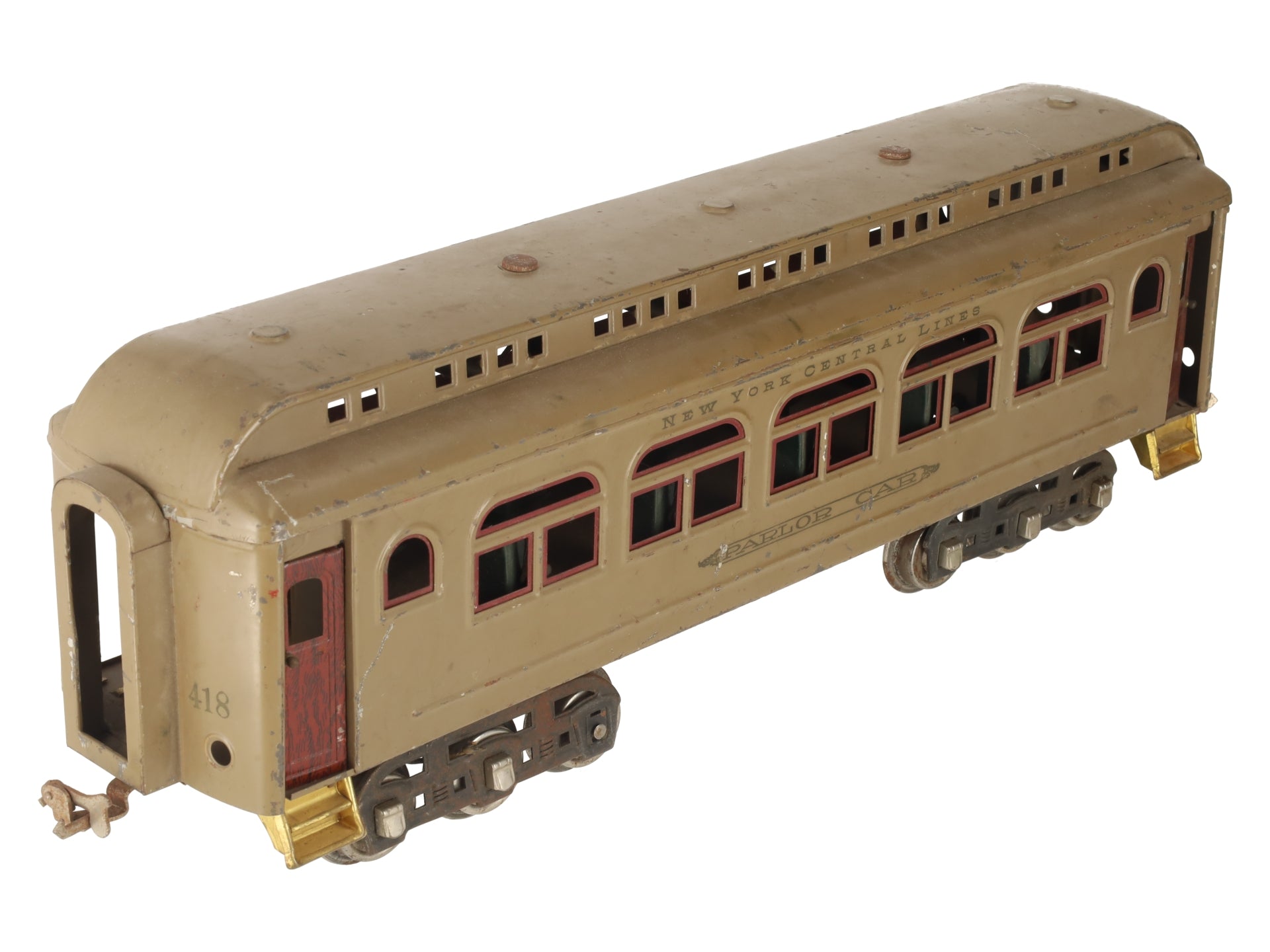 Lionel 418 Vintage Standard Gauge Tinplate Parlor Car VG
