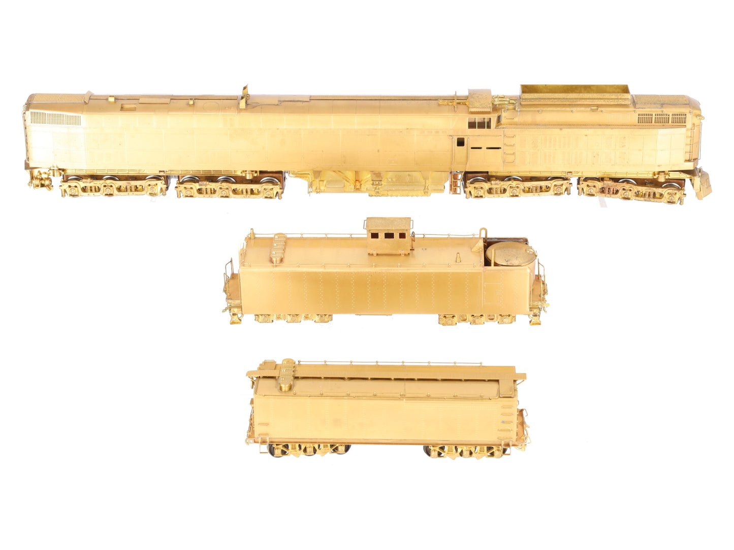 Alco Models HO BRASS Undecorated "Jawn Henry" 3-Unit Set EX/Box