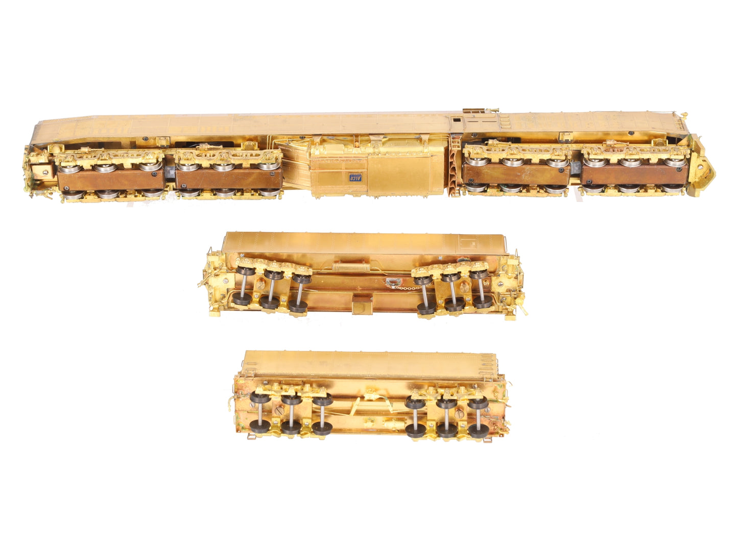 Alco Models HO BRASS Undecorated "Jawn Henry" 3-Unit Set EX/Box