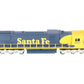 MTH 30-2303-1 Santa Fe C628 Diesel Engine w/Proto-Sound 2.0 #357 EX