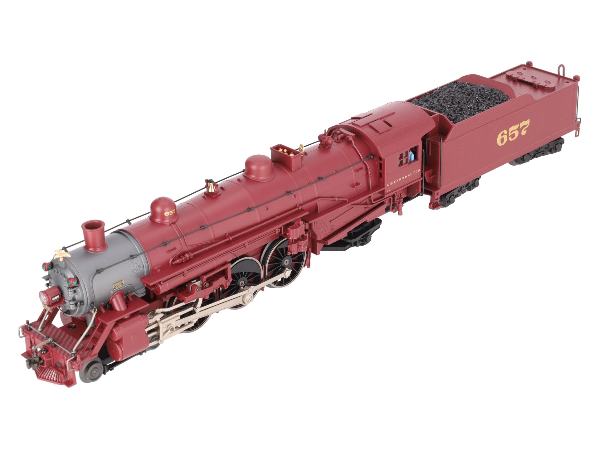 Lionel 6-11338 O Alton Limited 4-6-2 Pacific Steam Locomotive #657 EX/Box