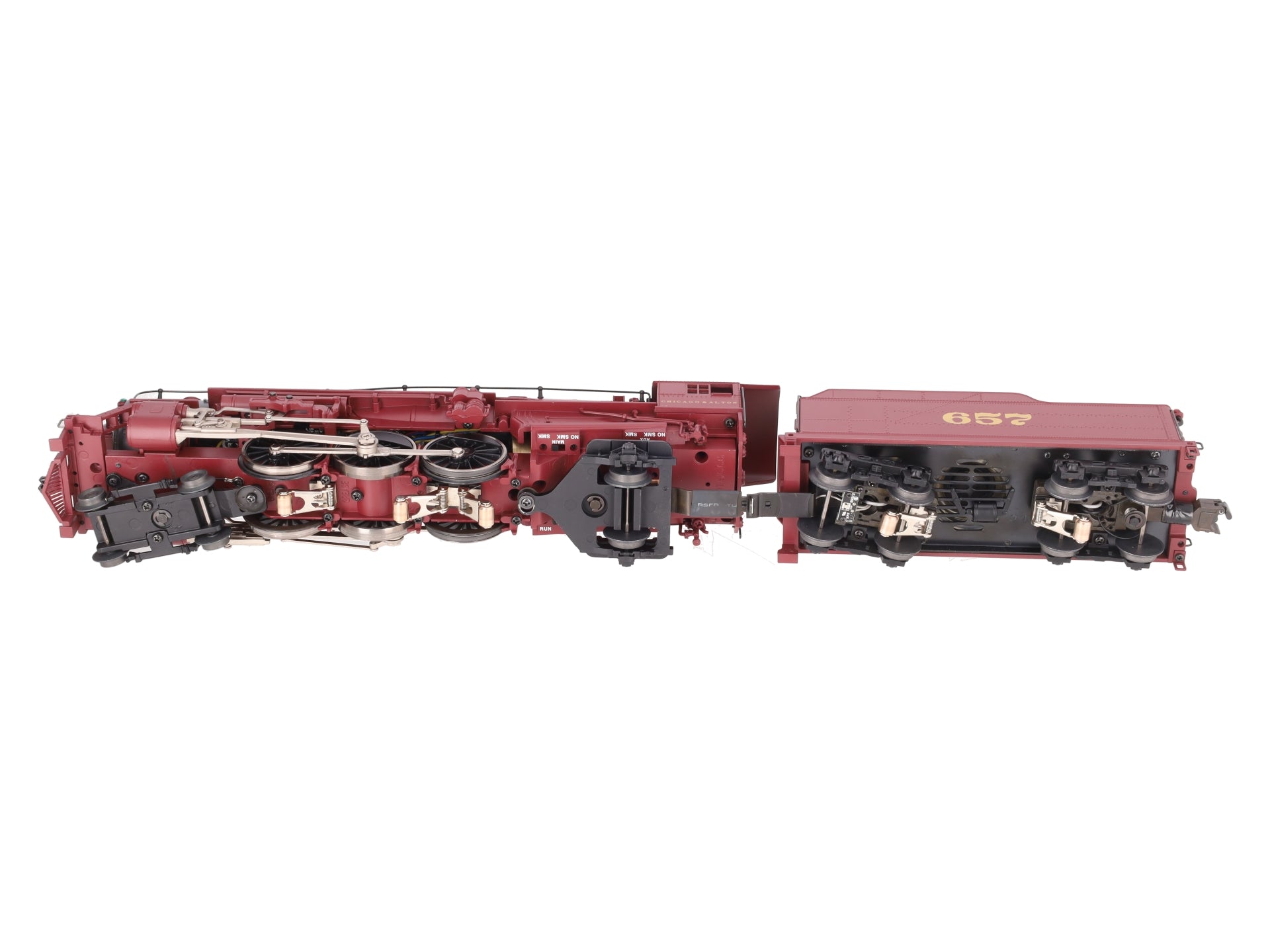 Lionel 6-11338 O Alton Limited 4-6-2 Pacific Steam Locomotive #657 EX/Box