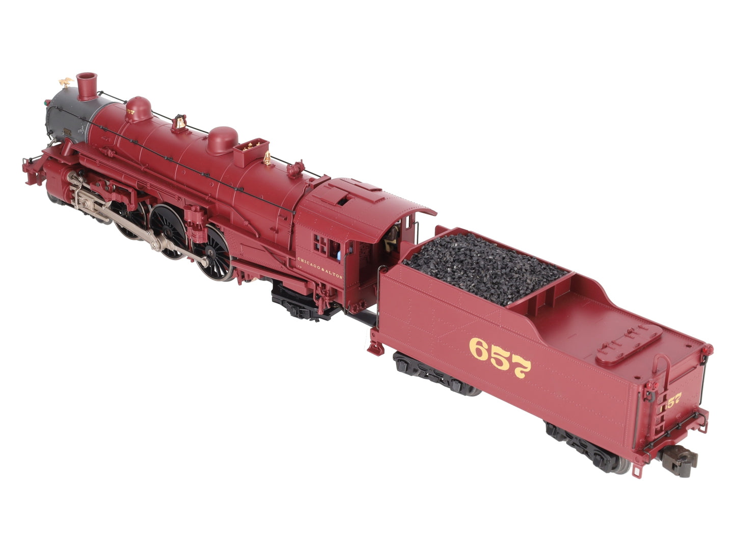 Lionel 6-11338 O Alton Limited 4-6-2 Pacific Steam Locomotive #657 EX/Box