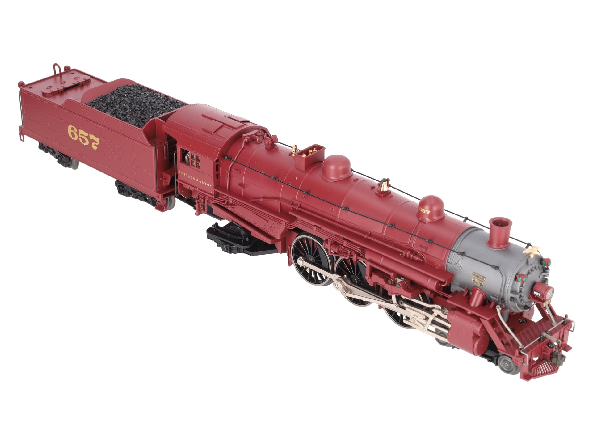 Lionel 6-11338 O Alton Limited 4-6-2 Pacific Steam Locomotive #657 EX/Box