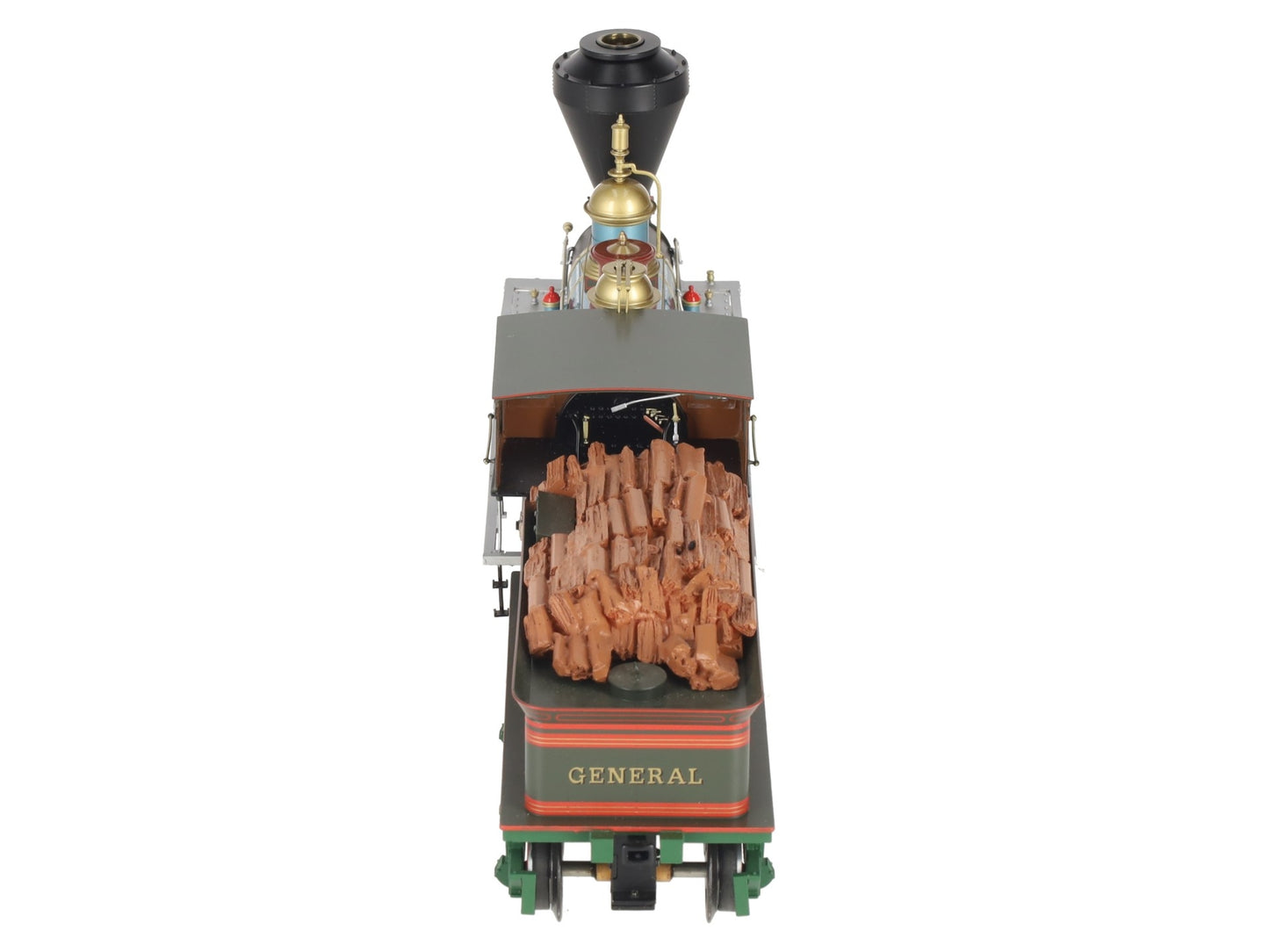 SMR Trains O BRASS W.A.R.R. "The General" 1862 4-4-0 Steam Loco (3-Rail) LN/Box