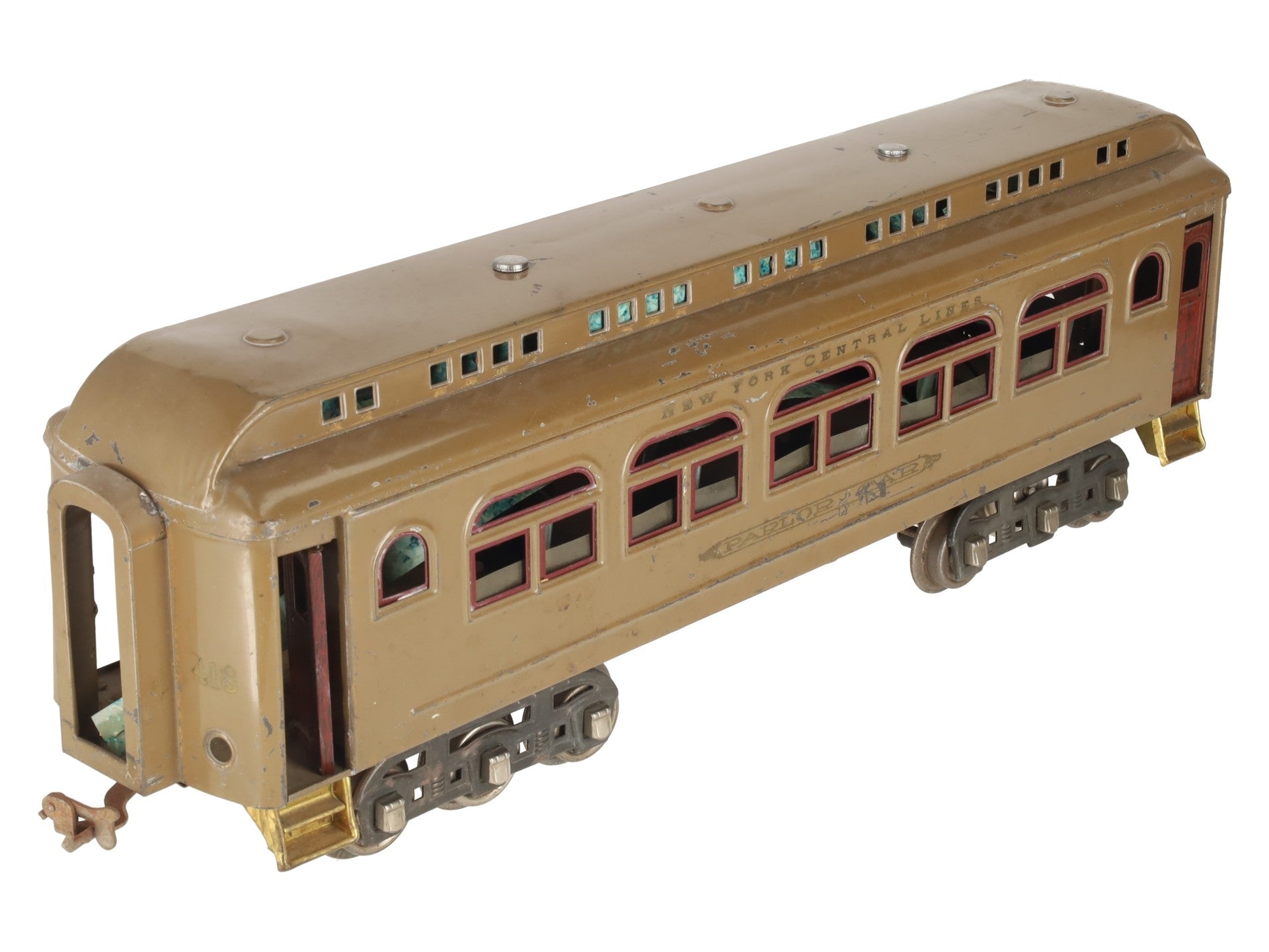 Lionel 418 Vintage Standard Gauge Tinplate Parlor Car VG