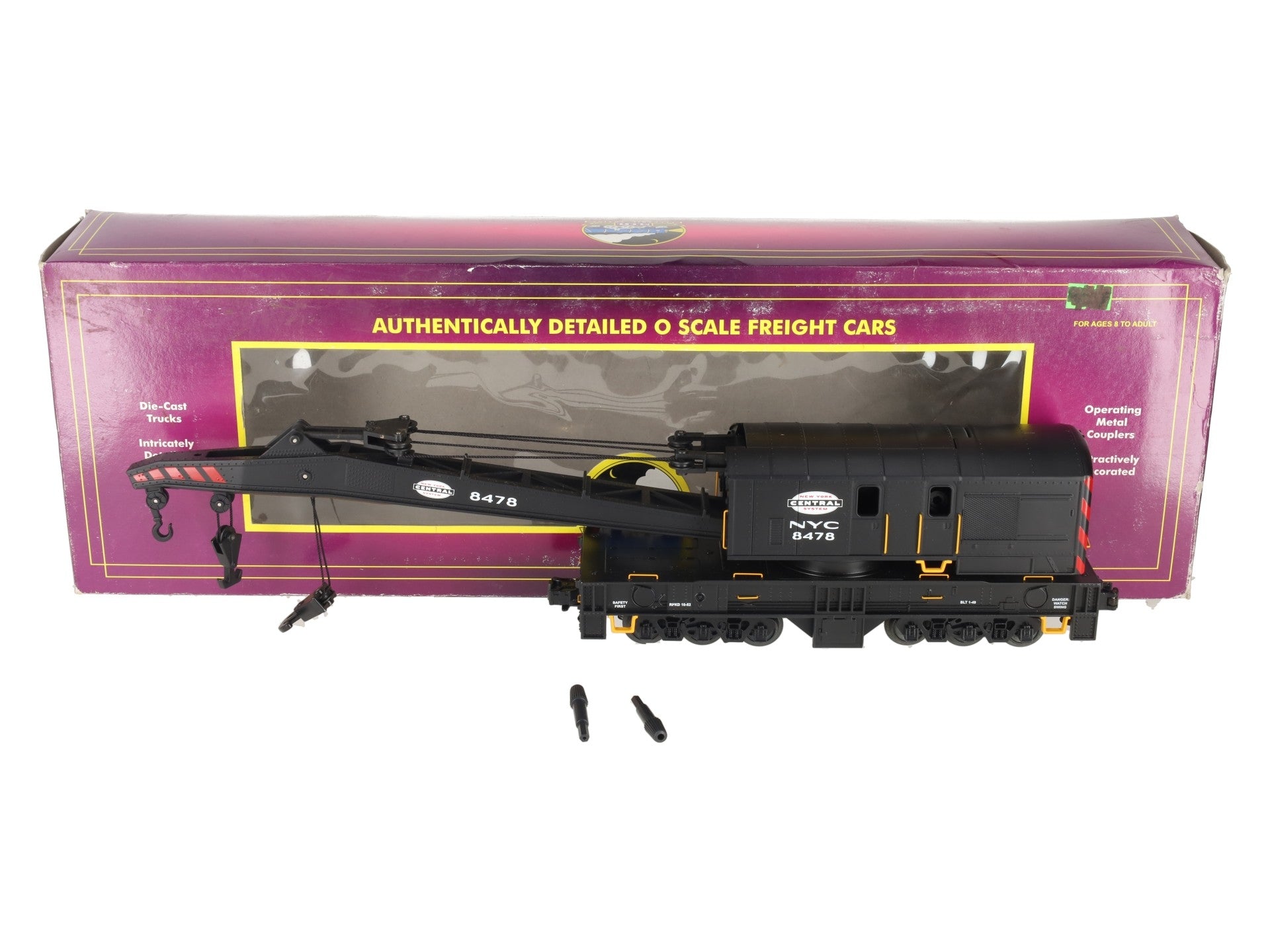 MTH 20-98471 O Gauge New York Central Crane Car #8478 EX/Box