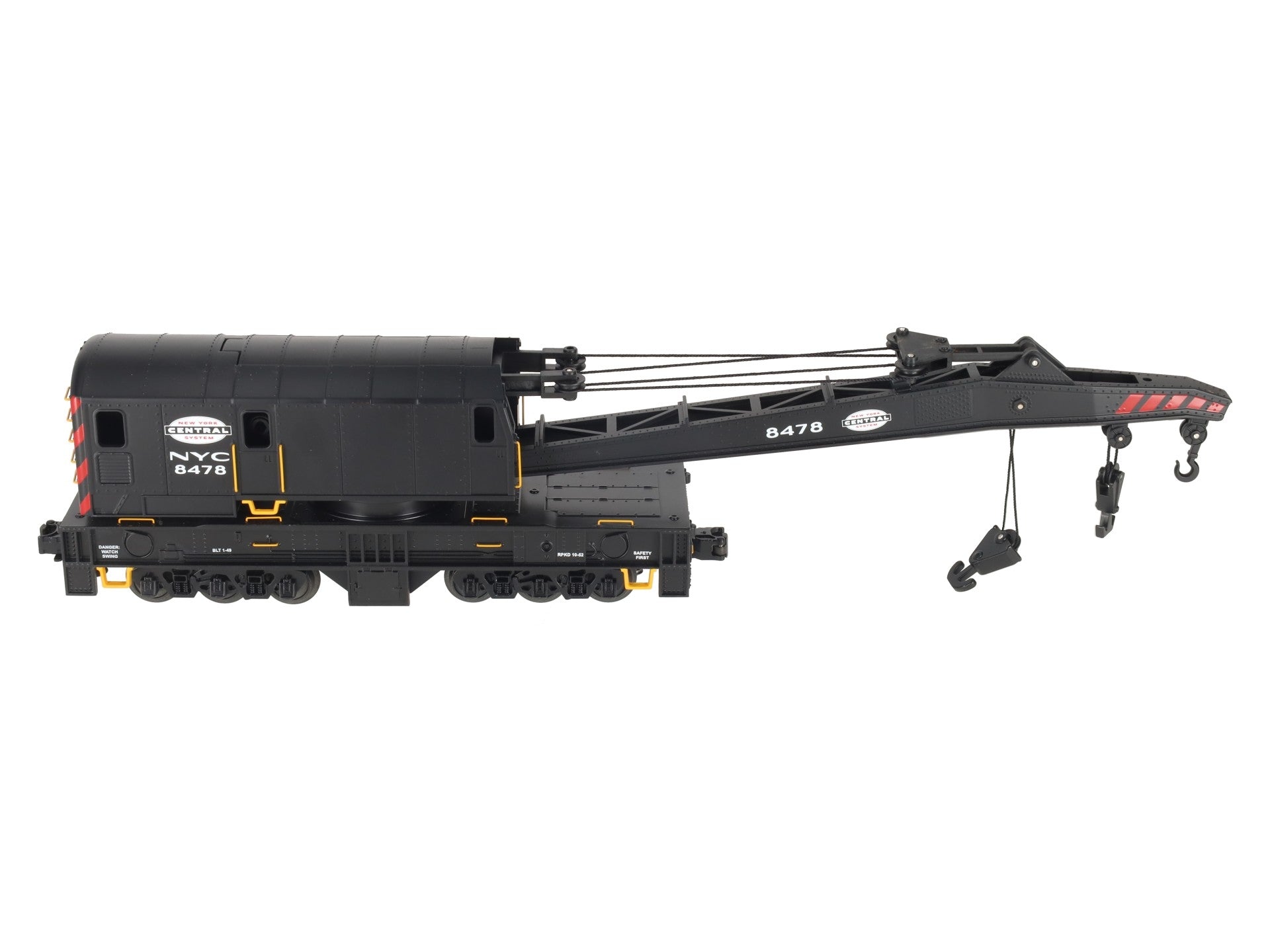 MTH 20-98471 O Gauge New York Central Crane Car #8478 EX/Box