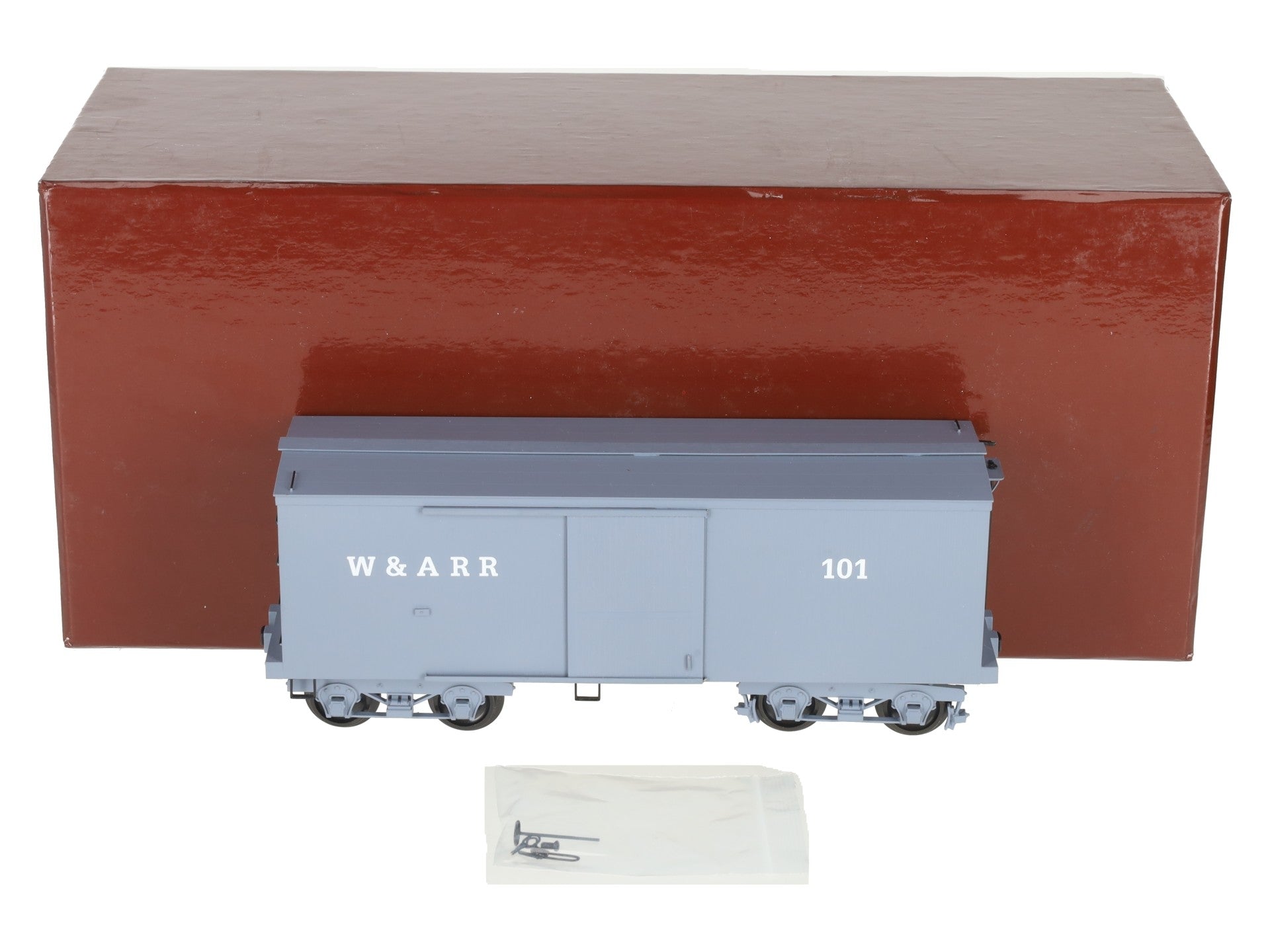 SMR 101 O BRASS 1862 Western & Atlantic RR 32' Wood Boxcar LN/Box