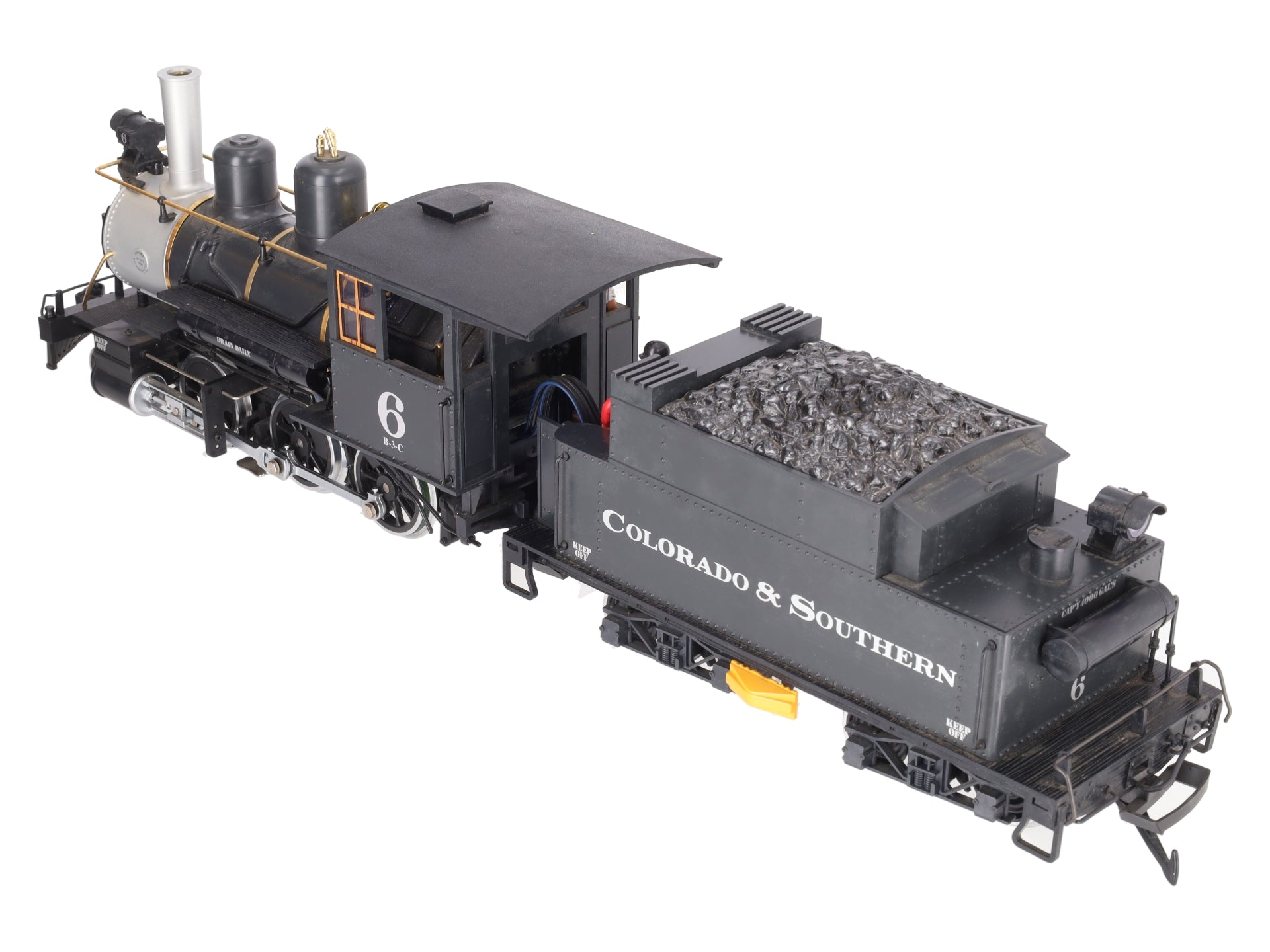 LGB 2019S G Gauge Colorado & Southern Mogul Steam Locomotive & Tender #6 VG/Box
