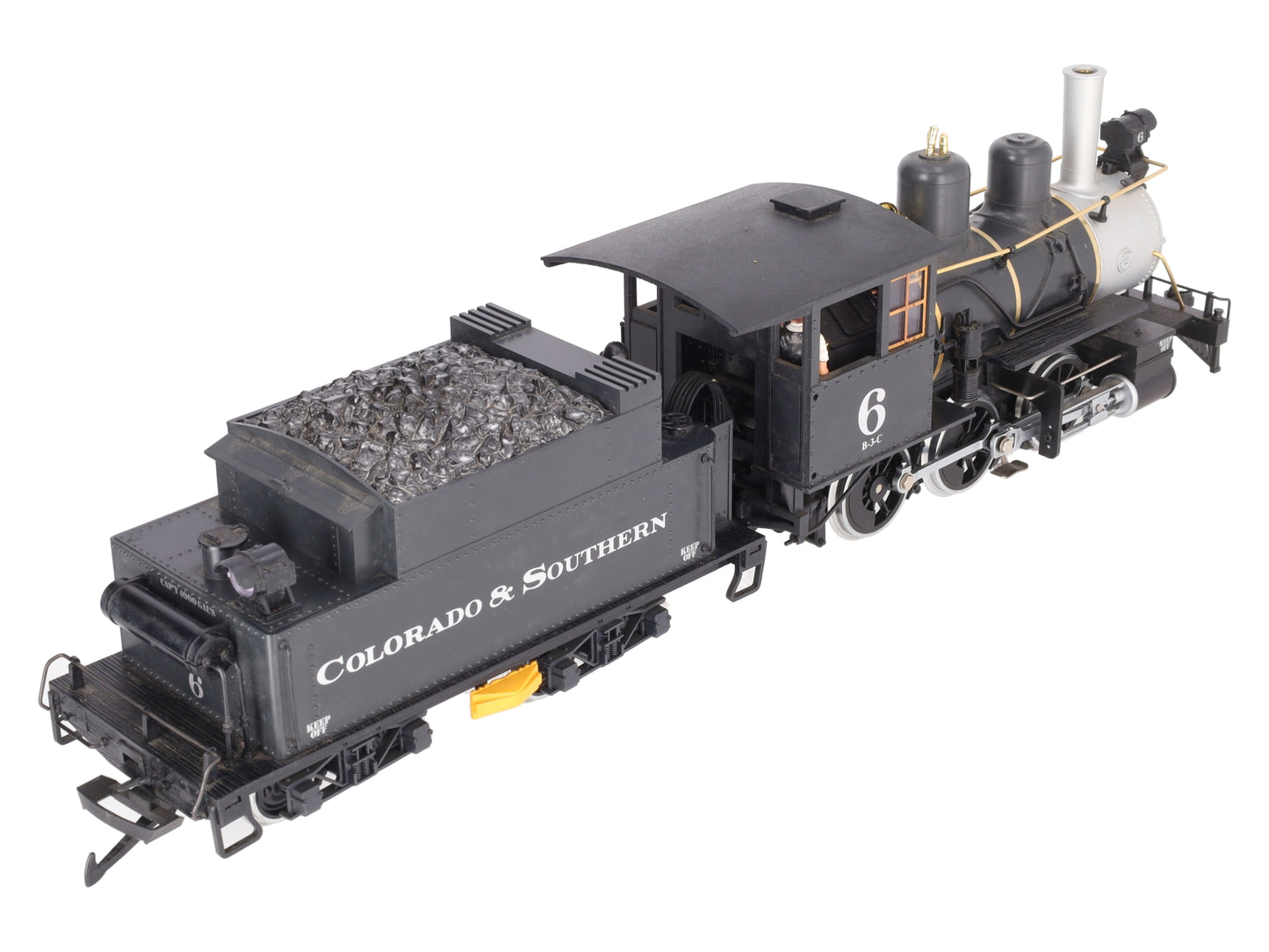 LGB 2019S G Gauge Colorado & Southern Mogul Steam Locomotive & Tender #6 VG/Box