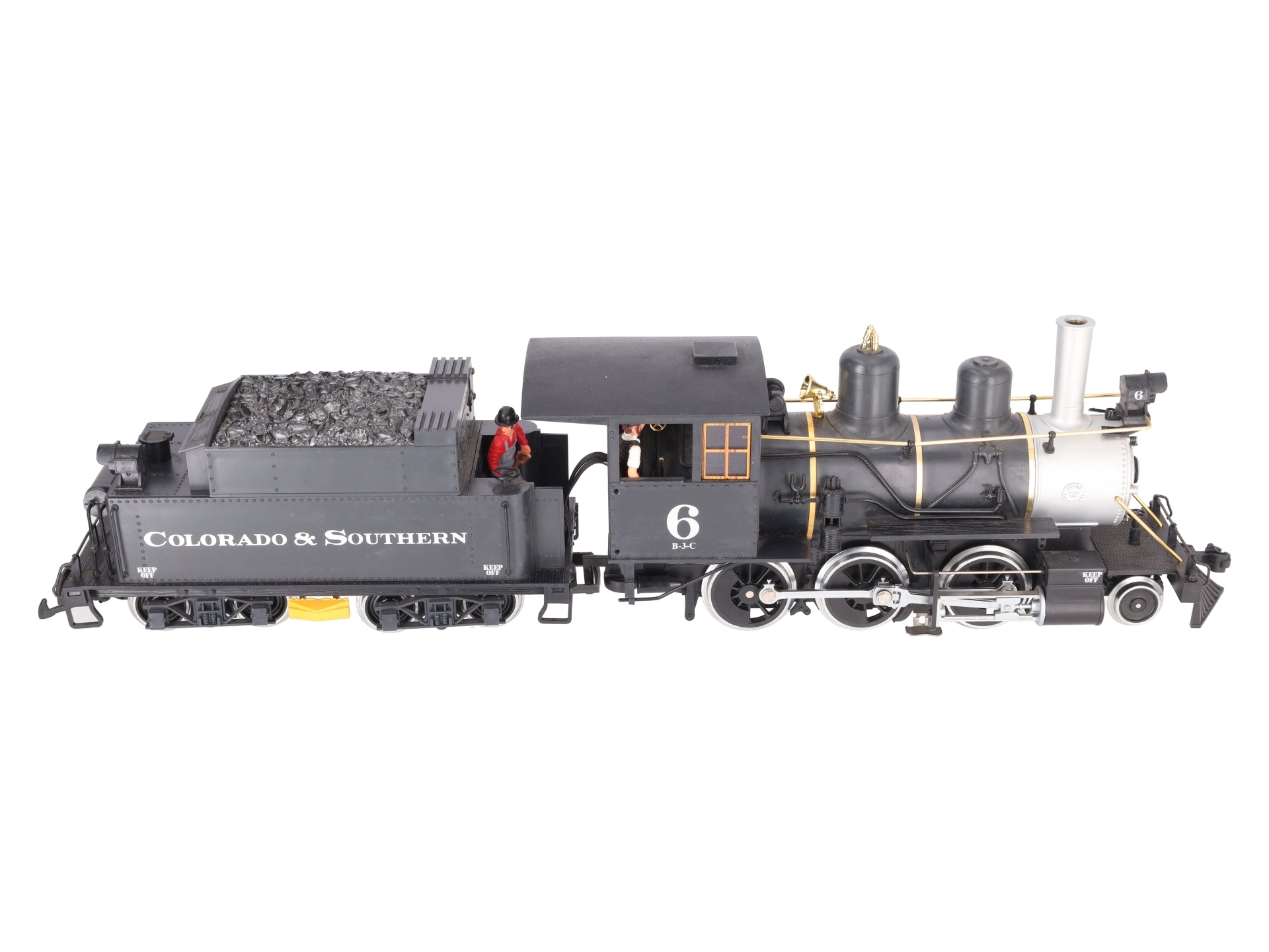 LGB 2019S G Gauge Colorado & Southern Mogul Steam Locomotive & Tender #6 VG/Box